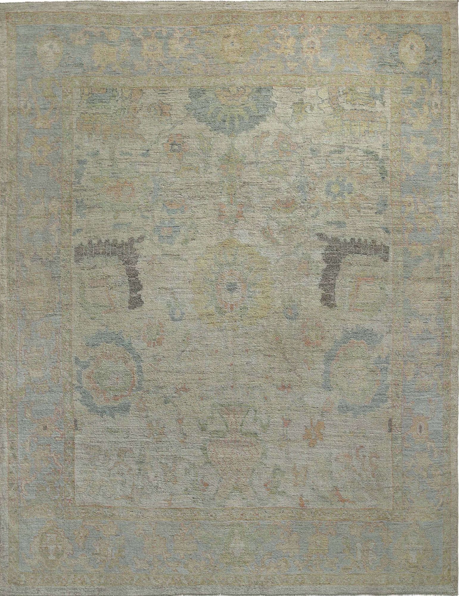 Thumbnail 2 for Turkey Oushak Tribal Rug 95469