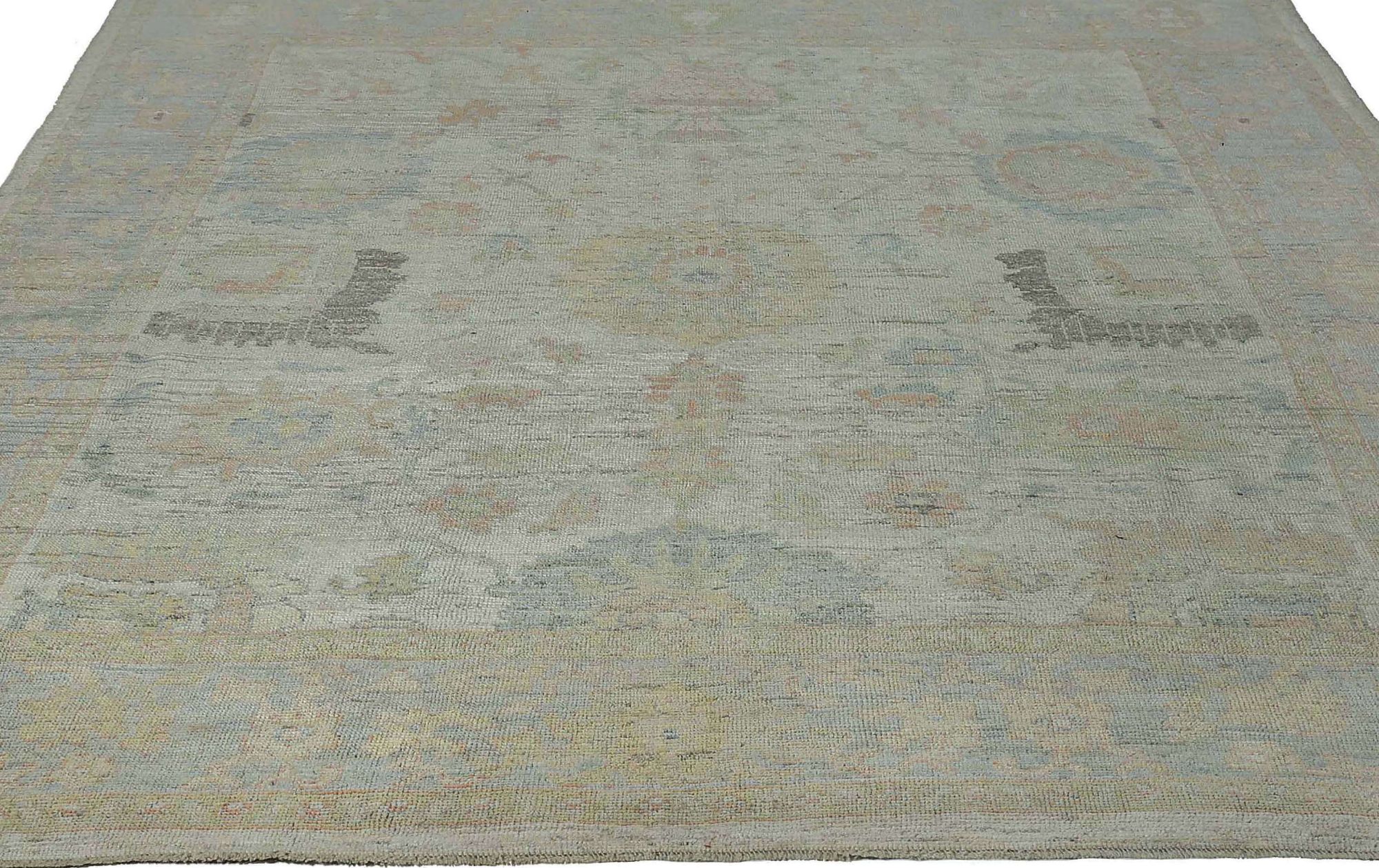 Thumbnail 12 for Turkey Oushak Tribal Rug 95469