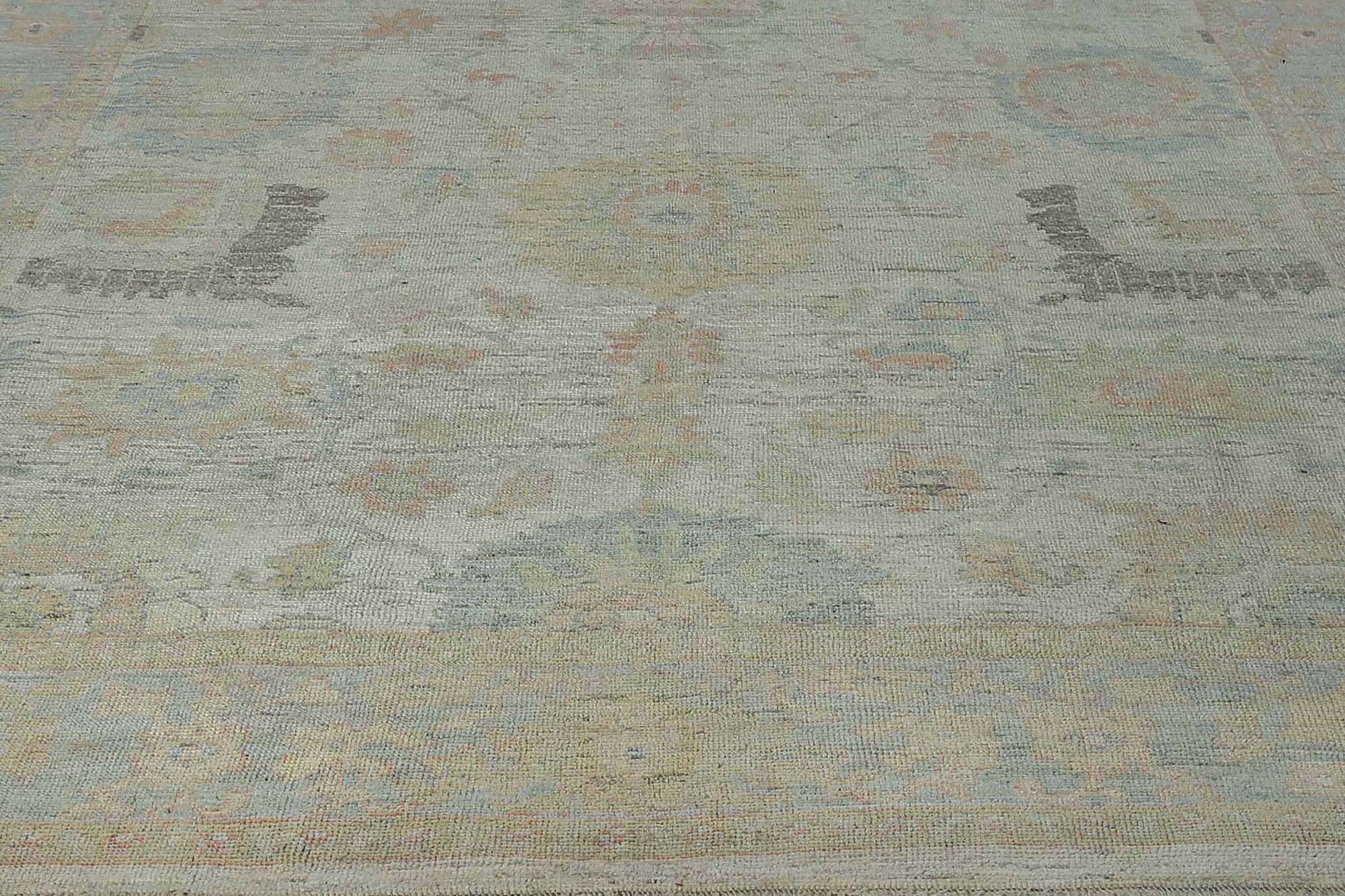 Thumbnail 10 for Turkey Oushak Tribal Rug 95469