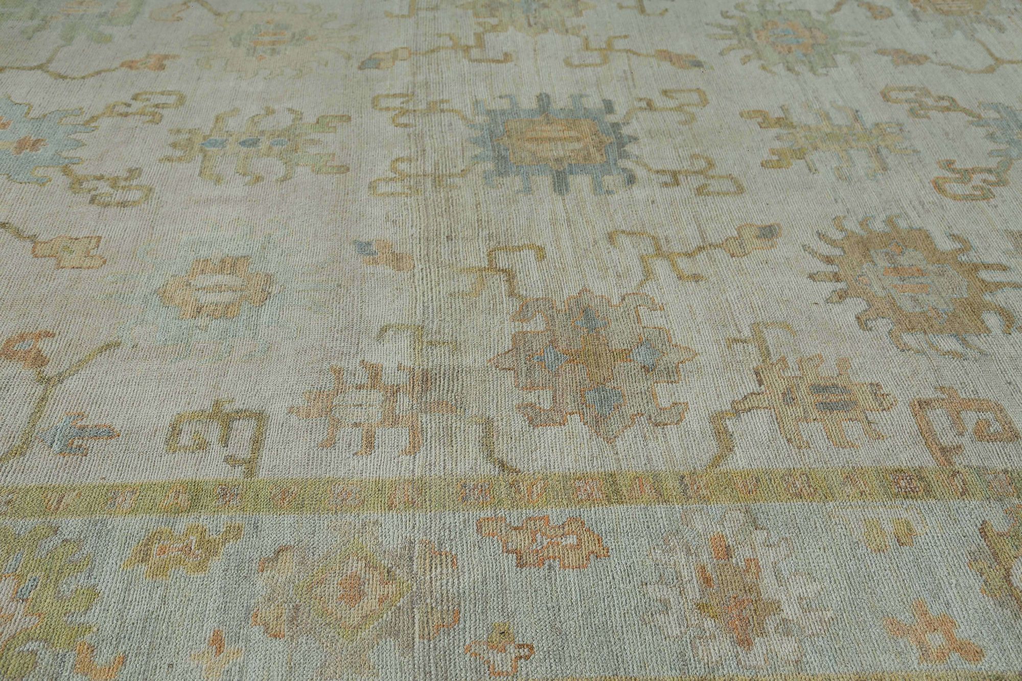 Thumbnail 7 for Turkey Oushak Tribal Rug 95471