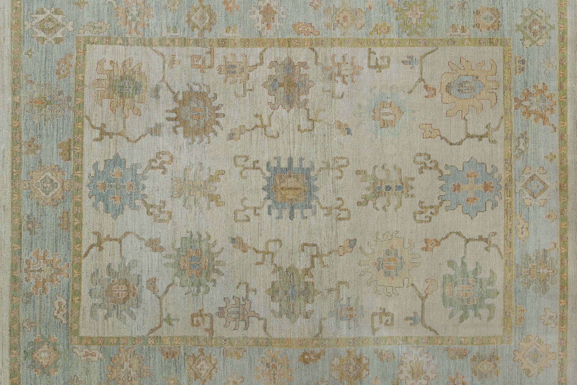 Thumbnail 3 for Turkey Oushak Tribal Rug 95471