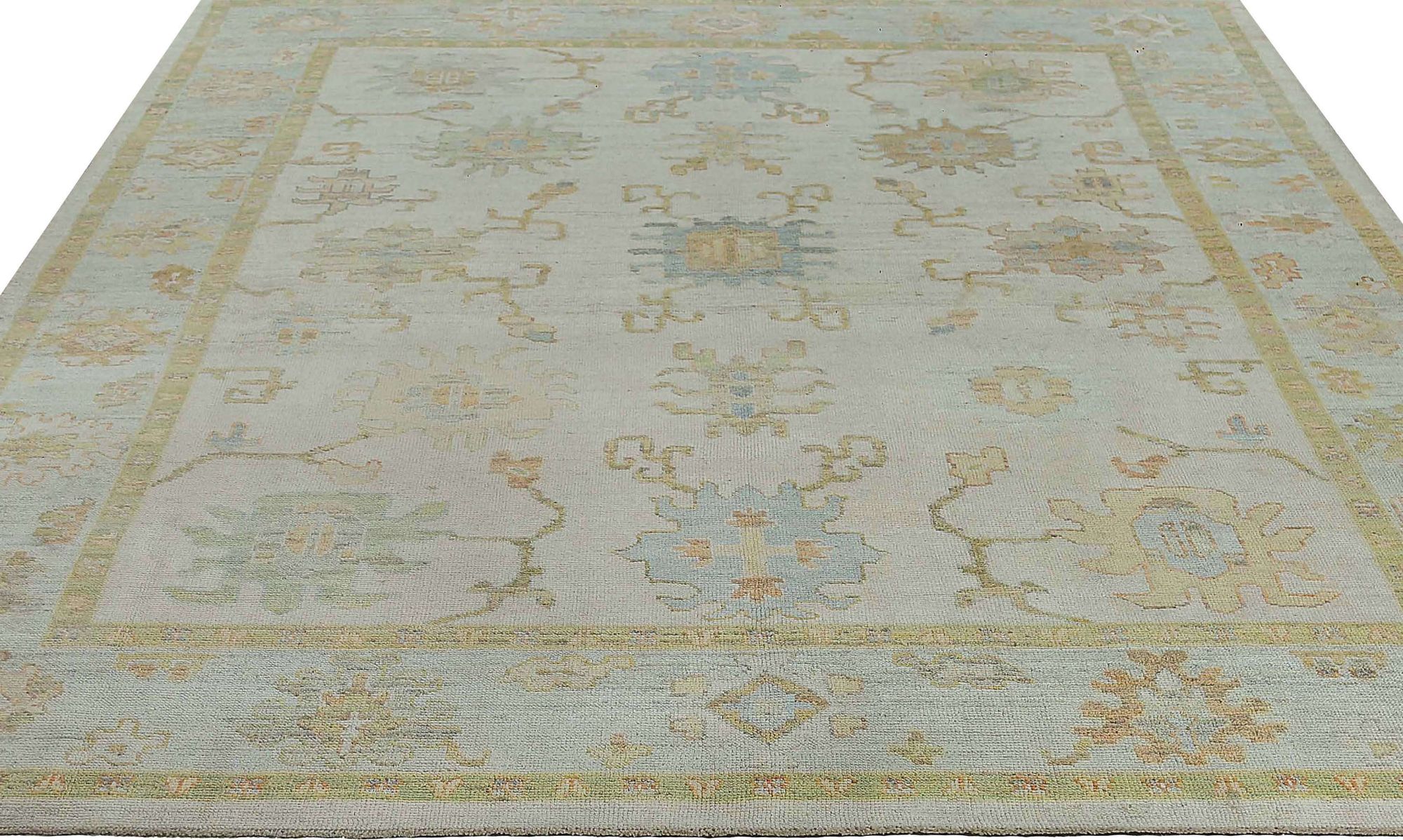 Thumbnail 12 for Turkey Oushak Tribal Rug 95471