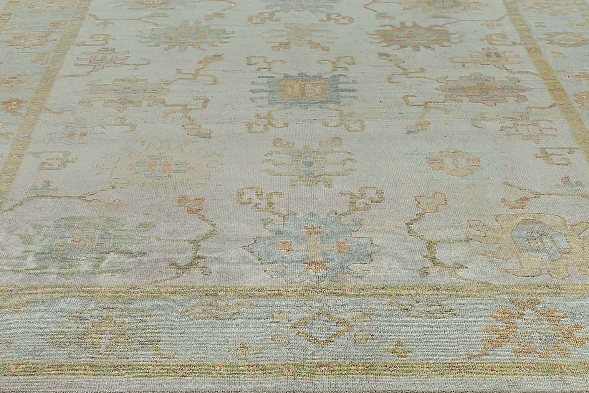 Thumbnail 10 for Turkey Oushak Tribal Rug 95471