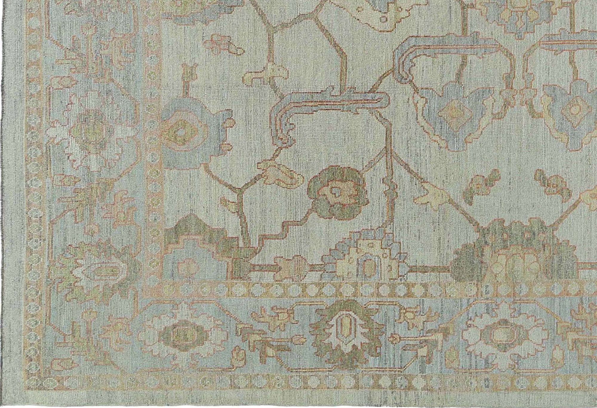 Thumbnail 8 for Turkey Oushak Tribal Rug 95472