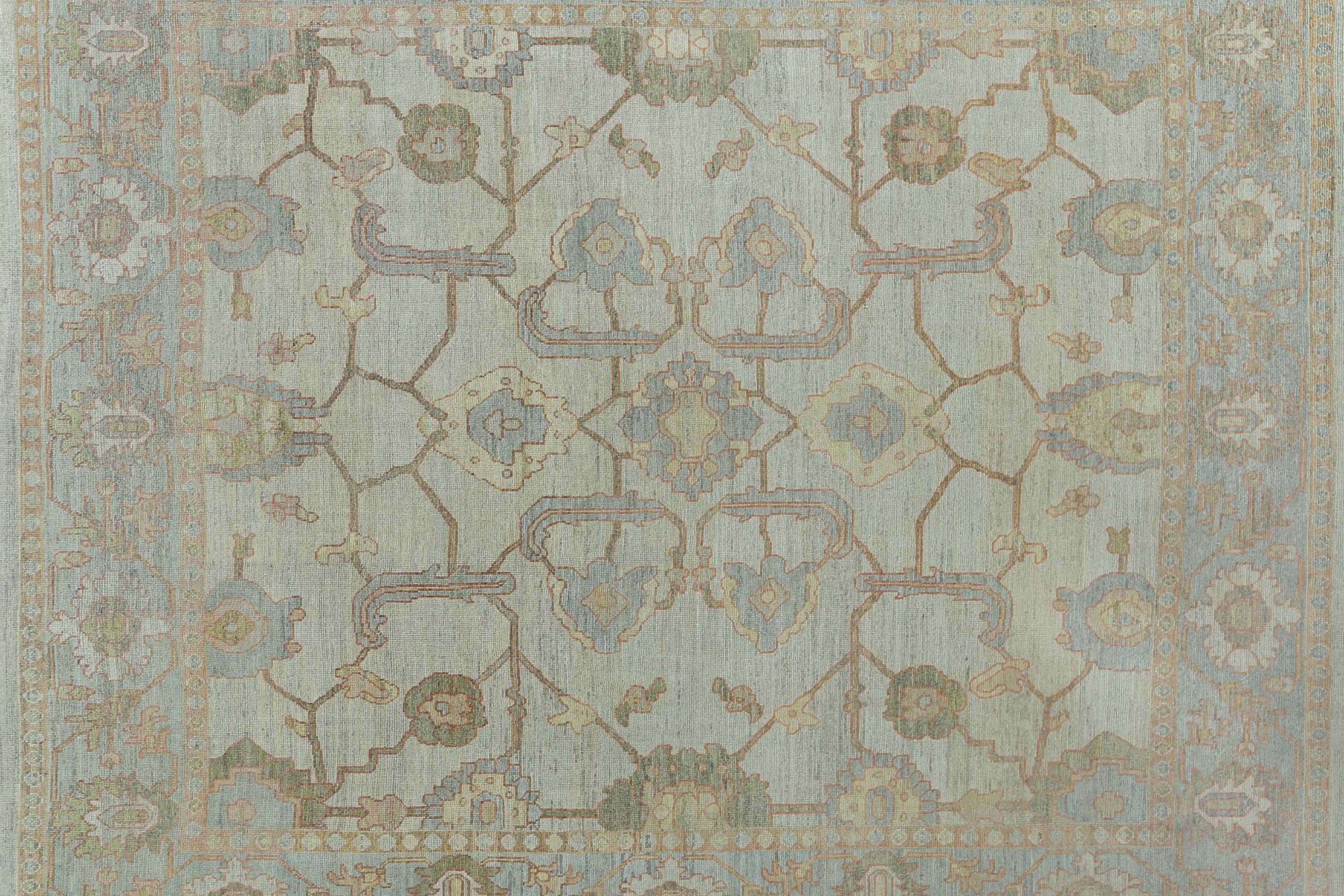 Thumbnail 6 for Turkey Oushak Tribal Rug 95472