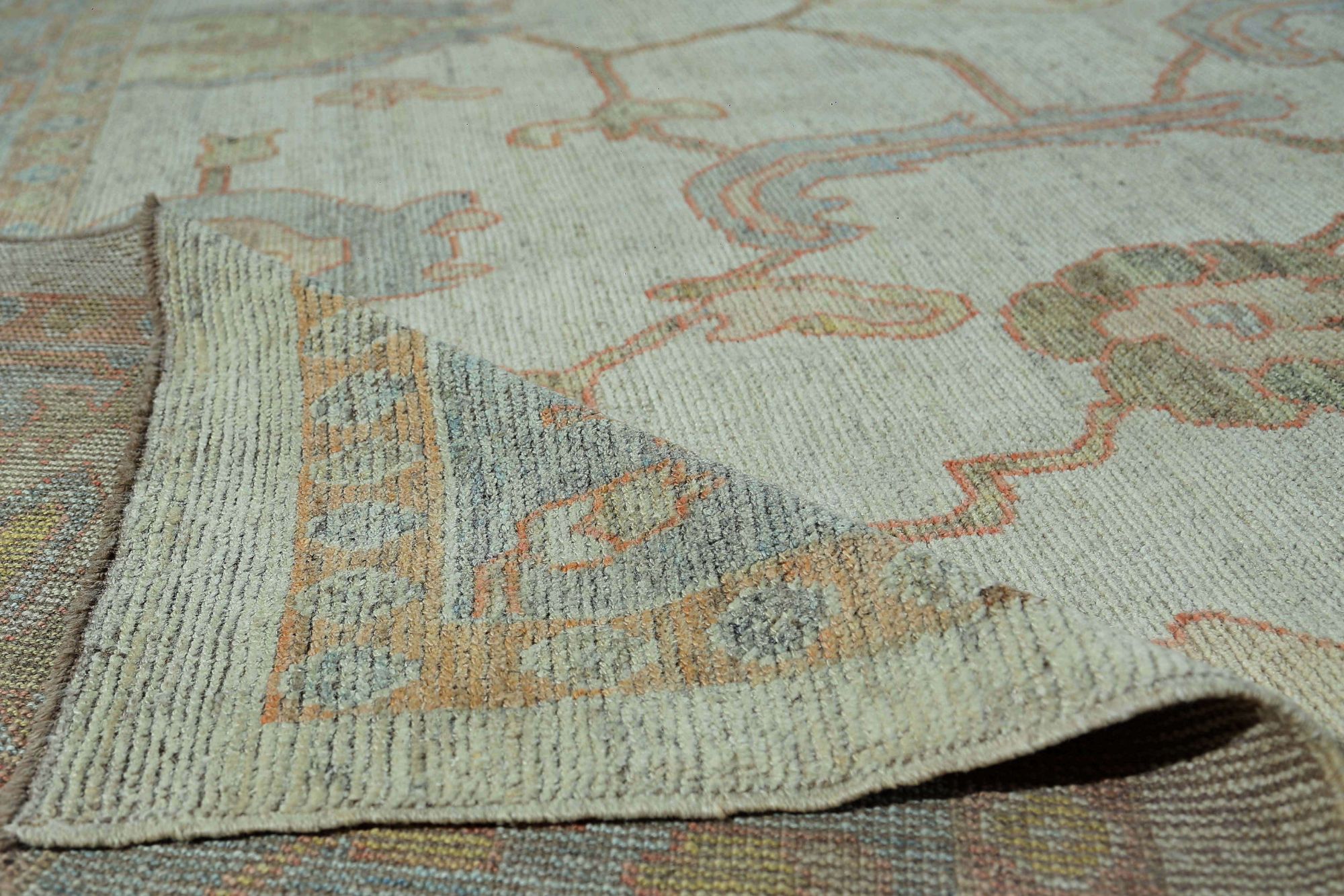 Thumbnail 14 for Turkey Oushak Tribal Rug 95472