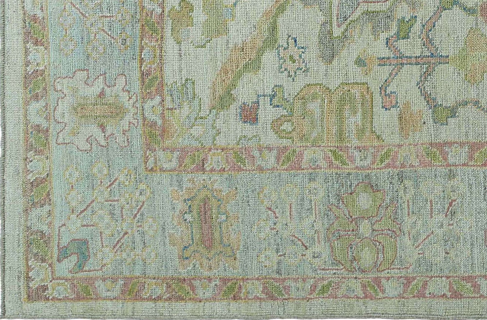 Thumbnail 13 for Turkey Oushak Tribal Rug 95473