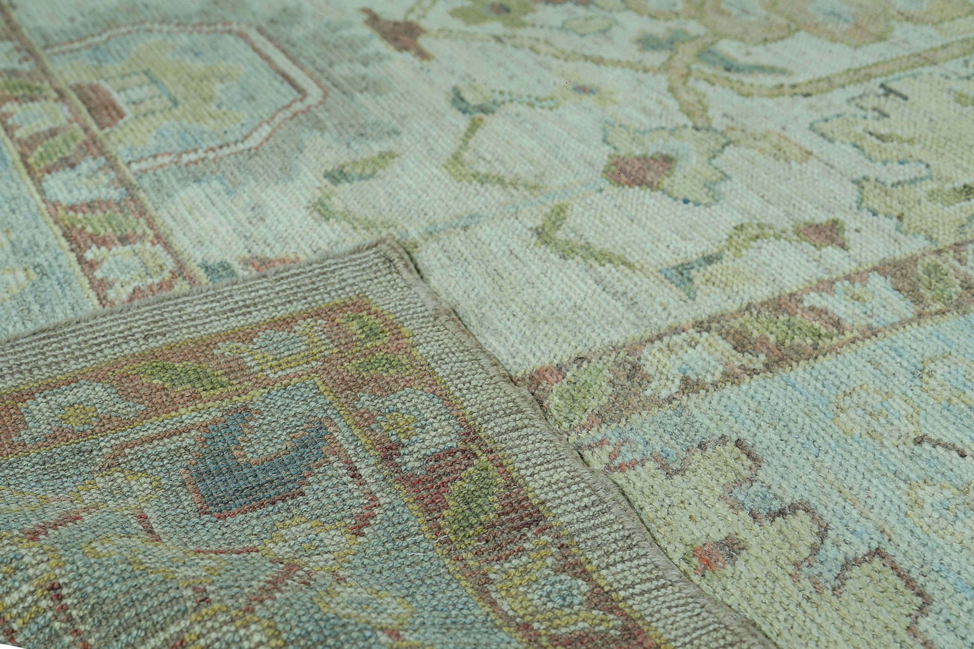 Thumbnail 15 for Turkey Oushak Tribal Rug 95473