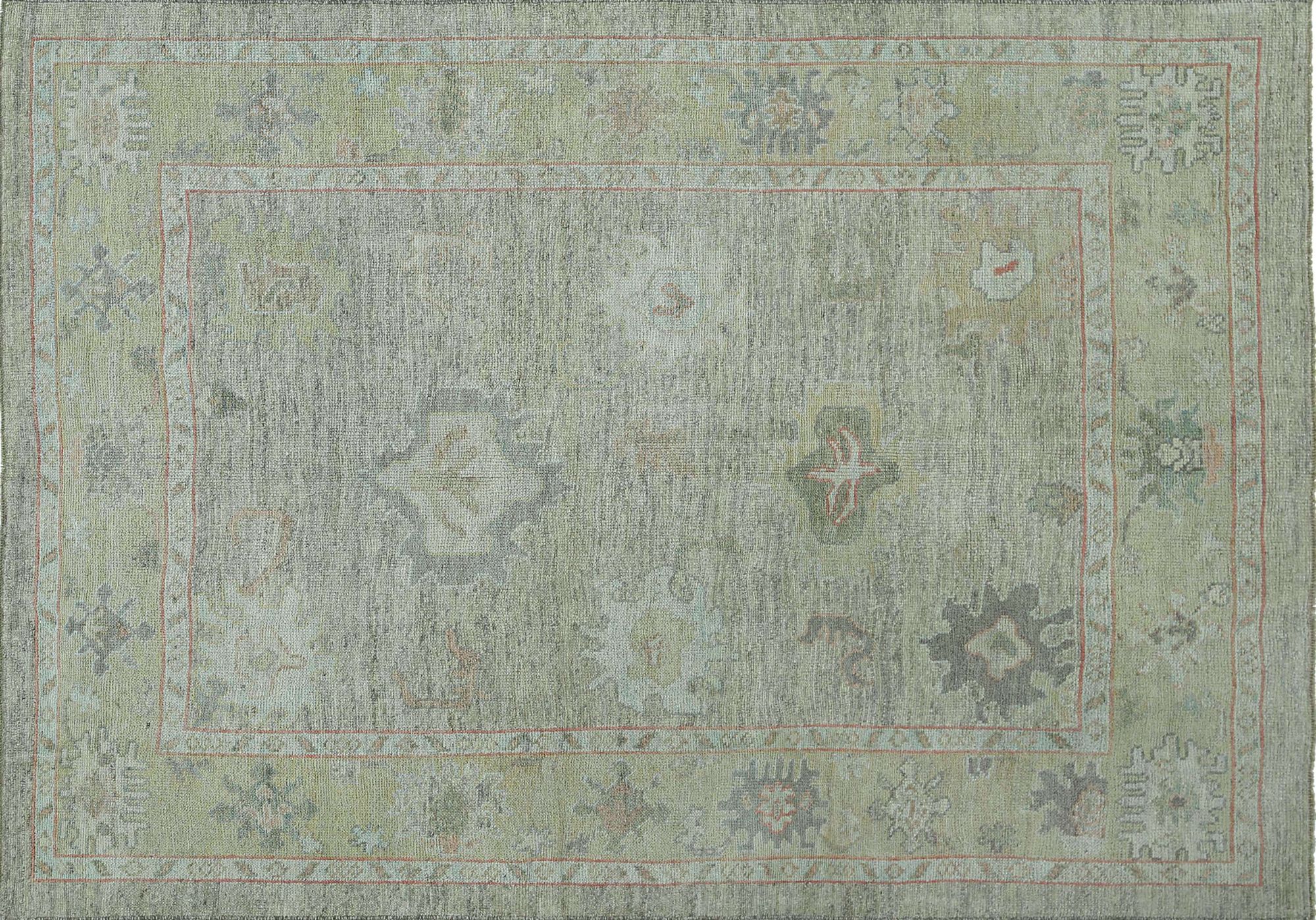 Thumbnail 3 for Turkey Oushak Tribal Rug 95475