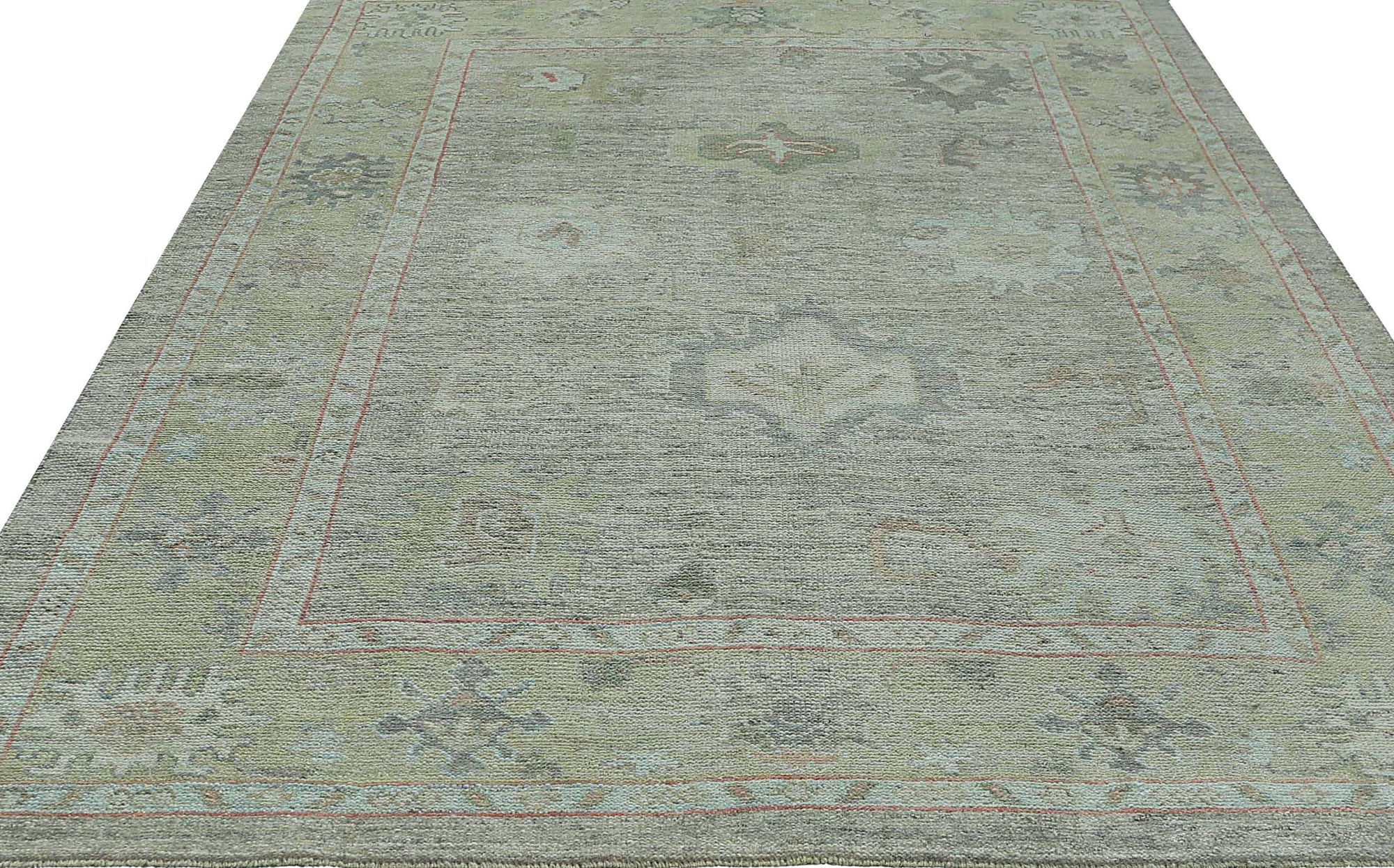 Thumbnail 11 for Turkey Oushak Tribal Rug 95475