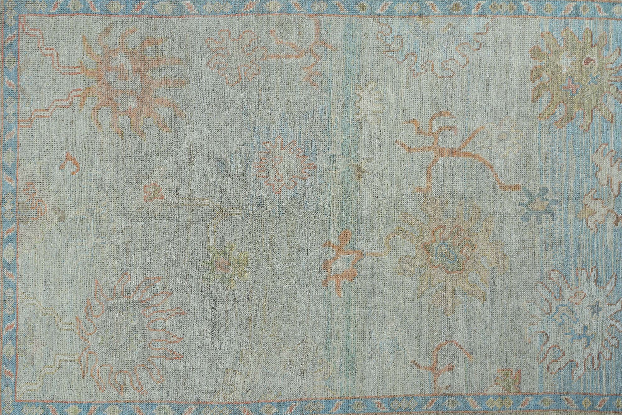 Thumbnail 5 for Turkey Oushak Tribal Rug 95477