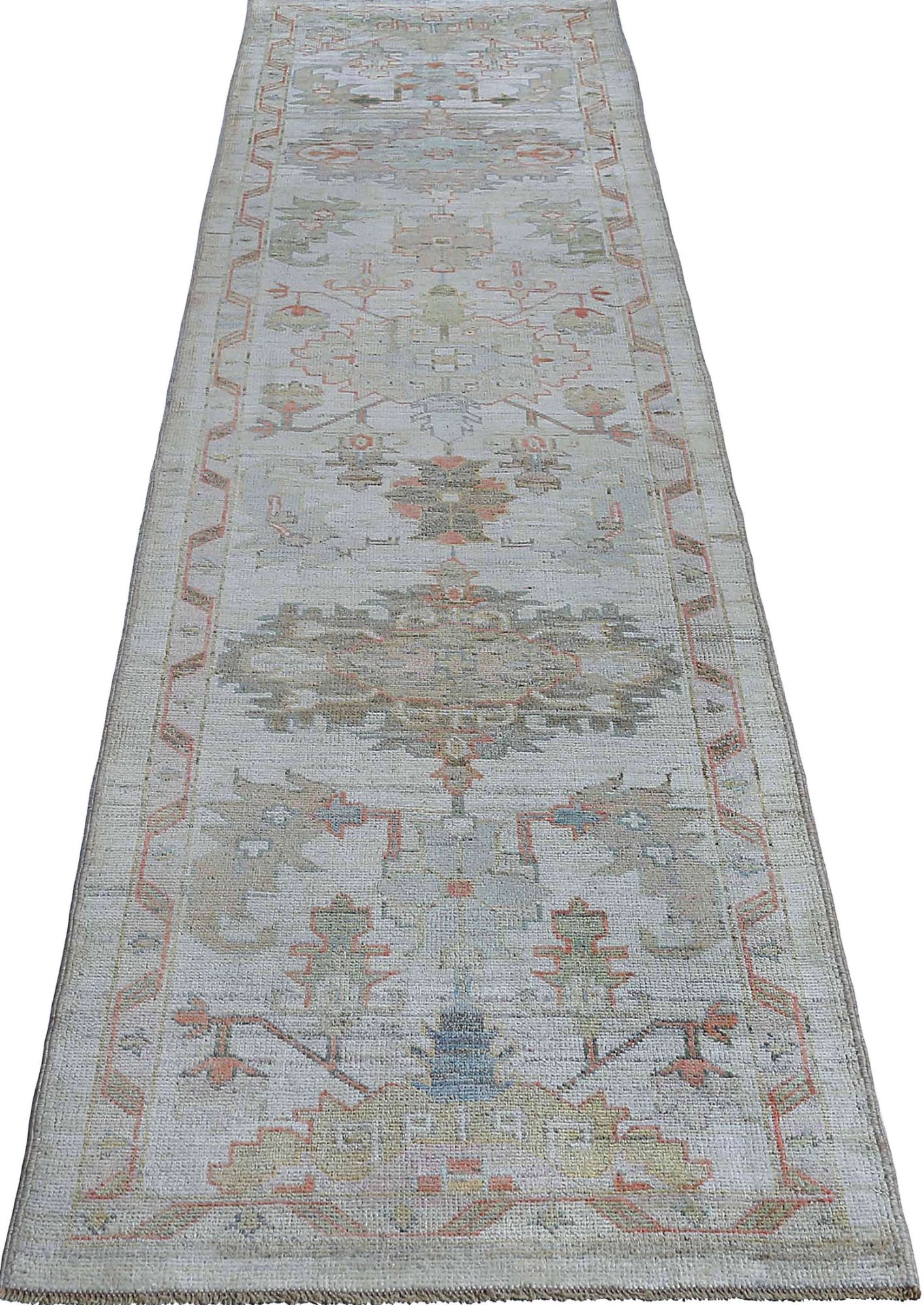 Thumbnail 10 for Turkey Oushak Tribal Rug 95485