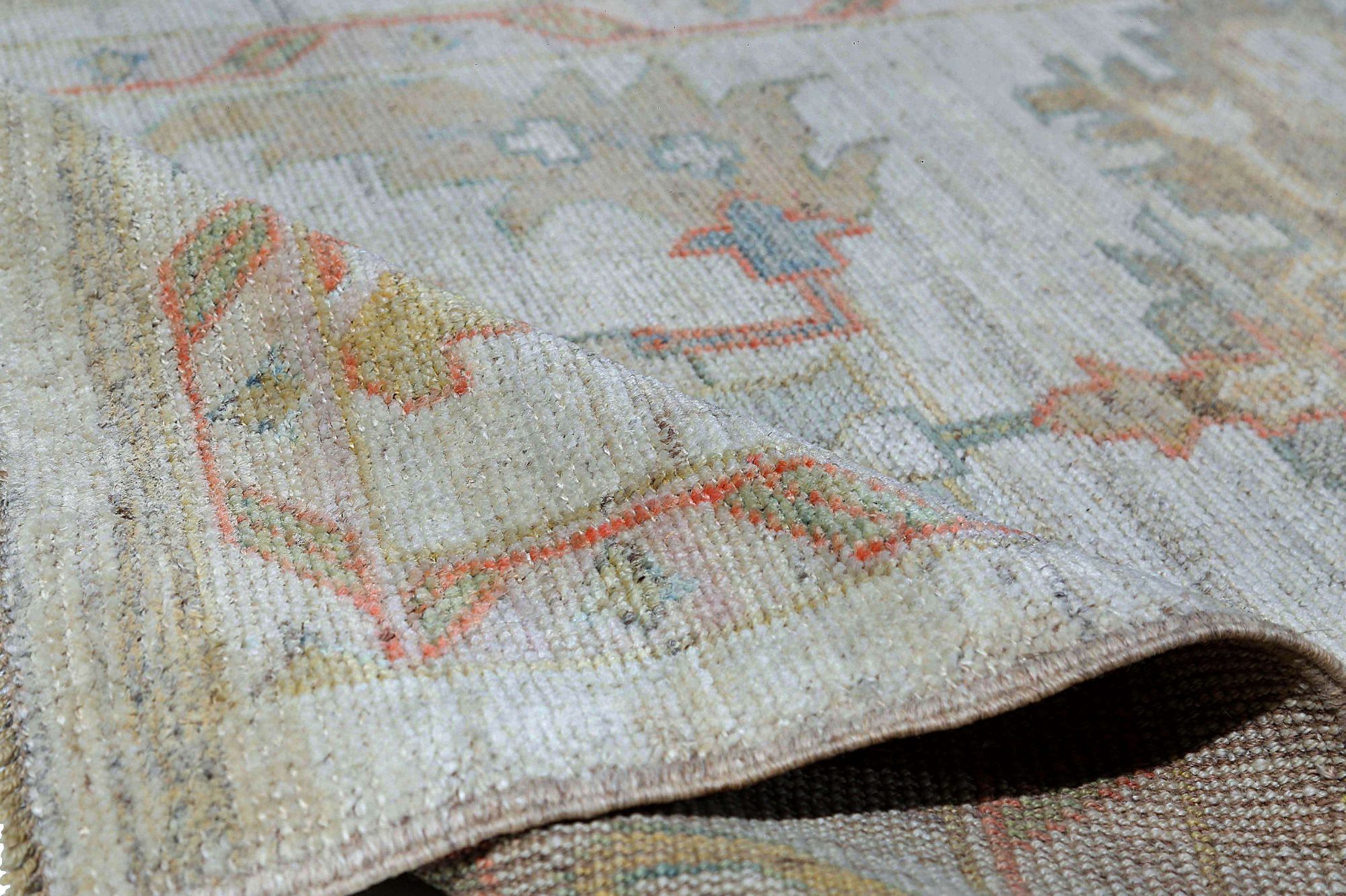 Thumbnail 15 for Turkey Oushak Tribal Rug 95485