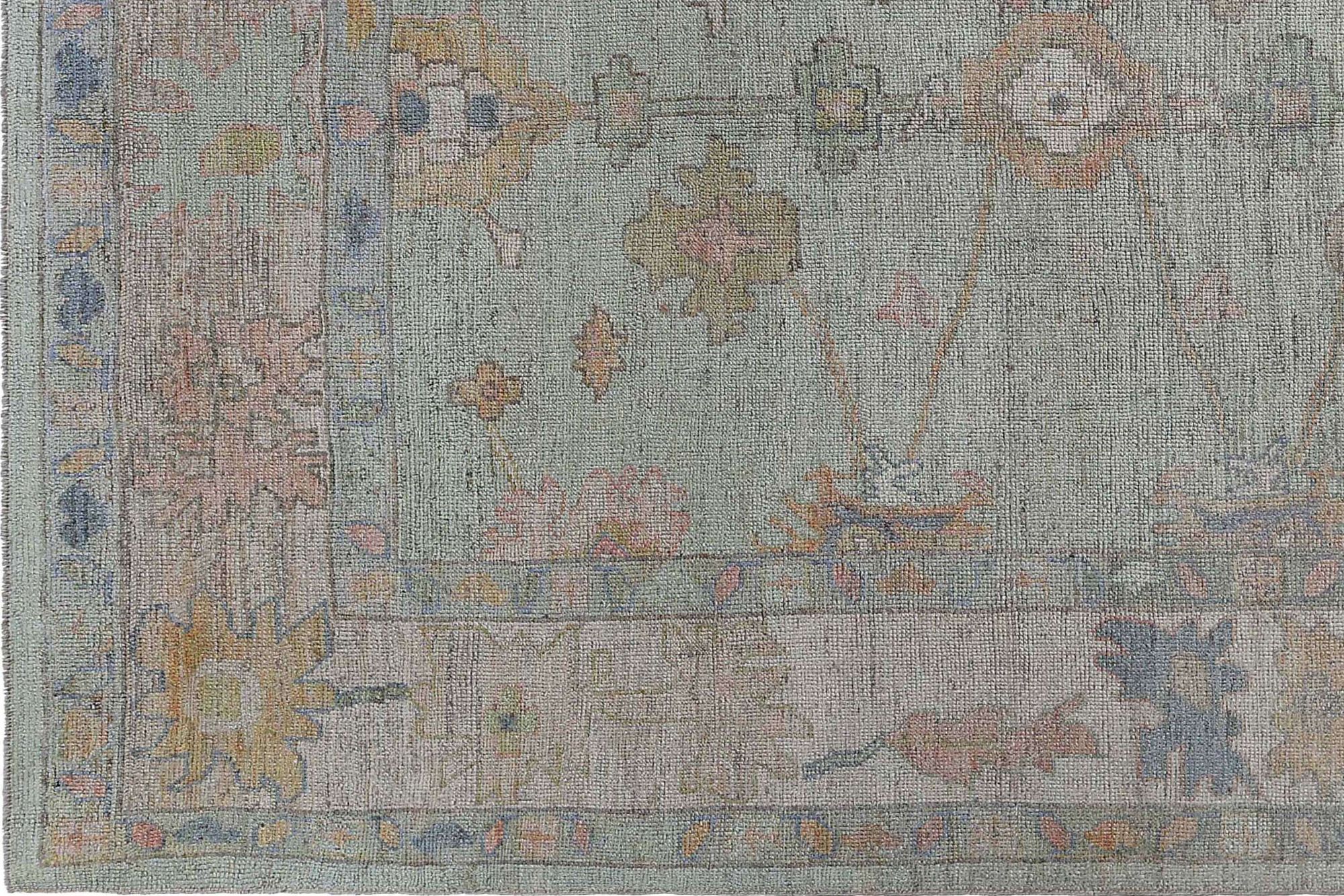 Thumbnail 7 for Turkey Oushak Tribal Rug 95489