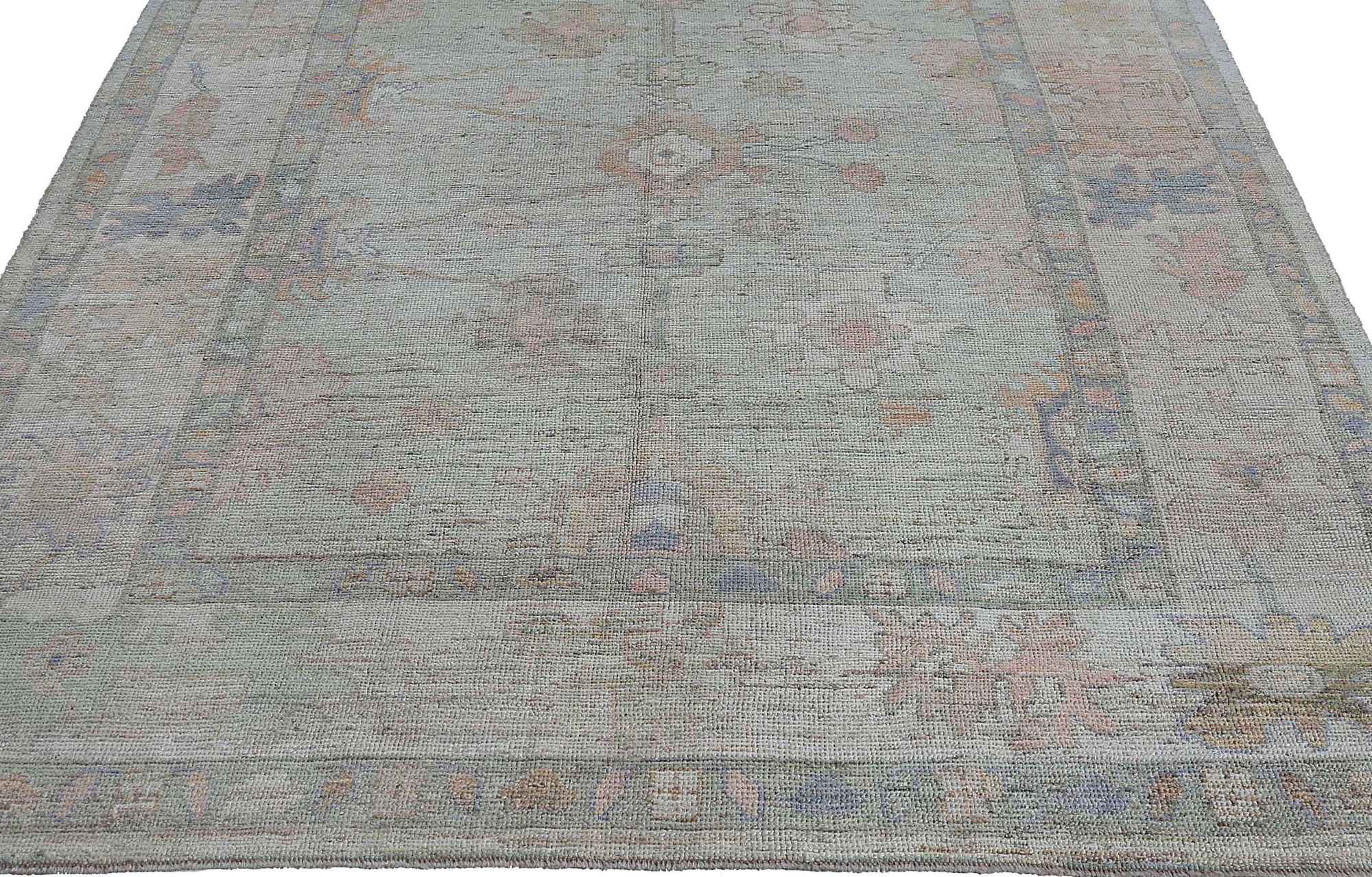 Thumbnail 10 for Turkey Oushak Tribal Rug 95489