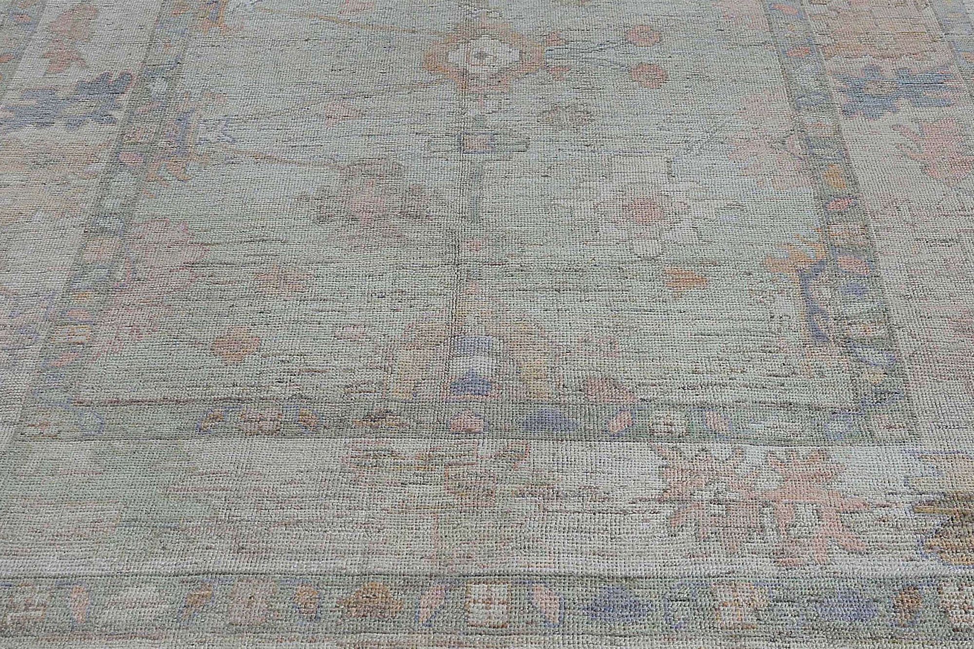 Thumbnail 8 for Turkey Oushak Tribal Rug 95489