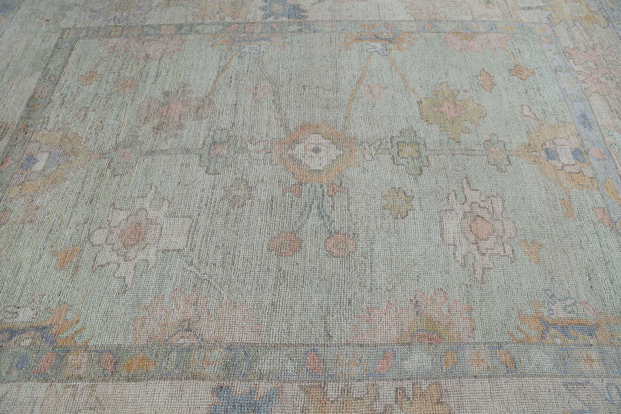 Thumbnail 6 for Turkey Oushak Tribal Rug 95489