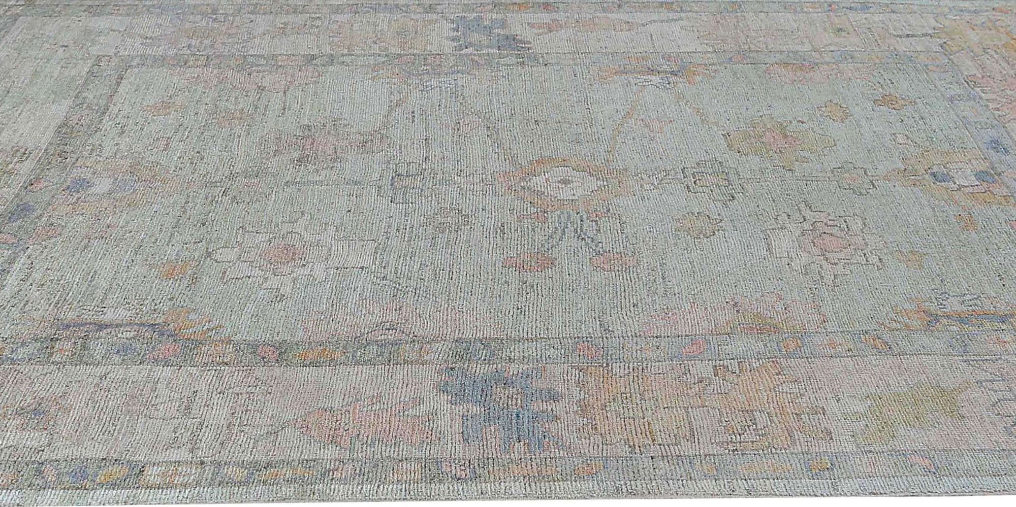 Thumbnail 15 for Turkey Oushak Tribal Rug 95489