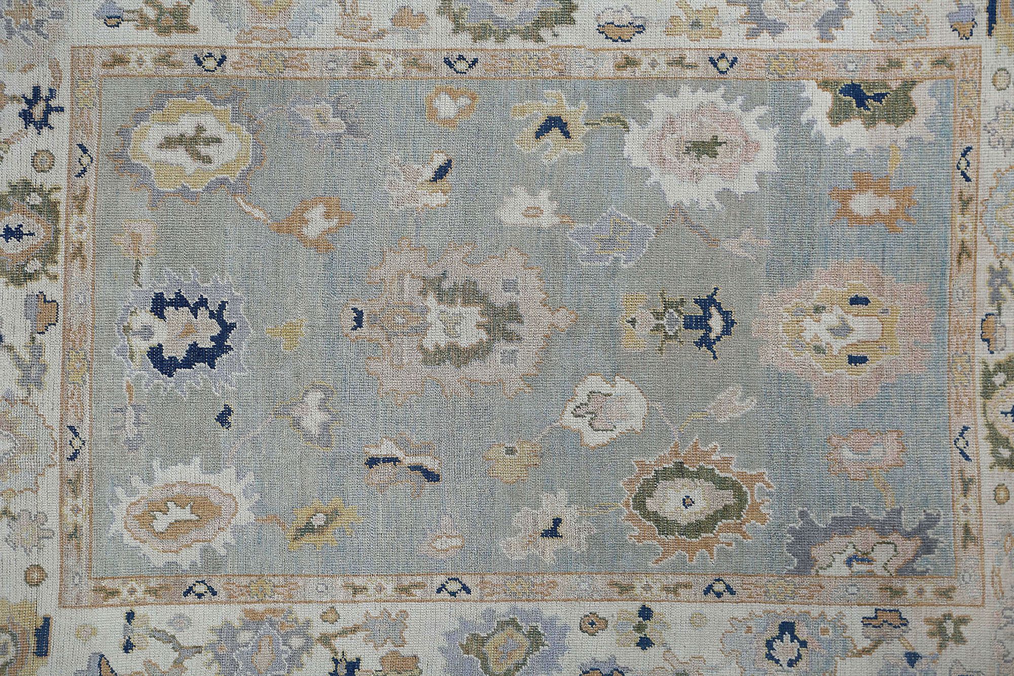 Thumbnail 2 for Turkey Oushak Tribal Rug 95495