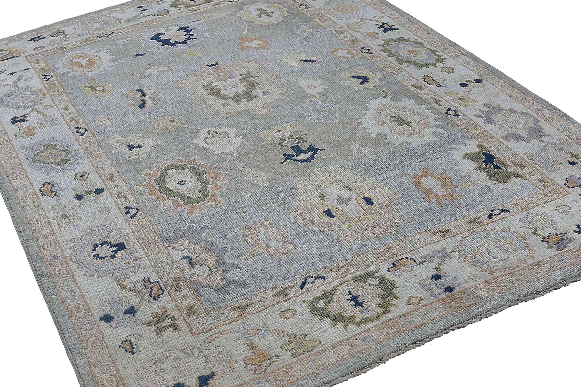 Thumbnail 12 for Turkey Oushak Tribal Rug 95495