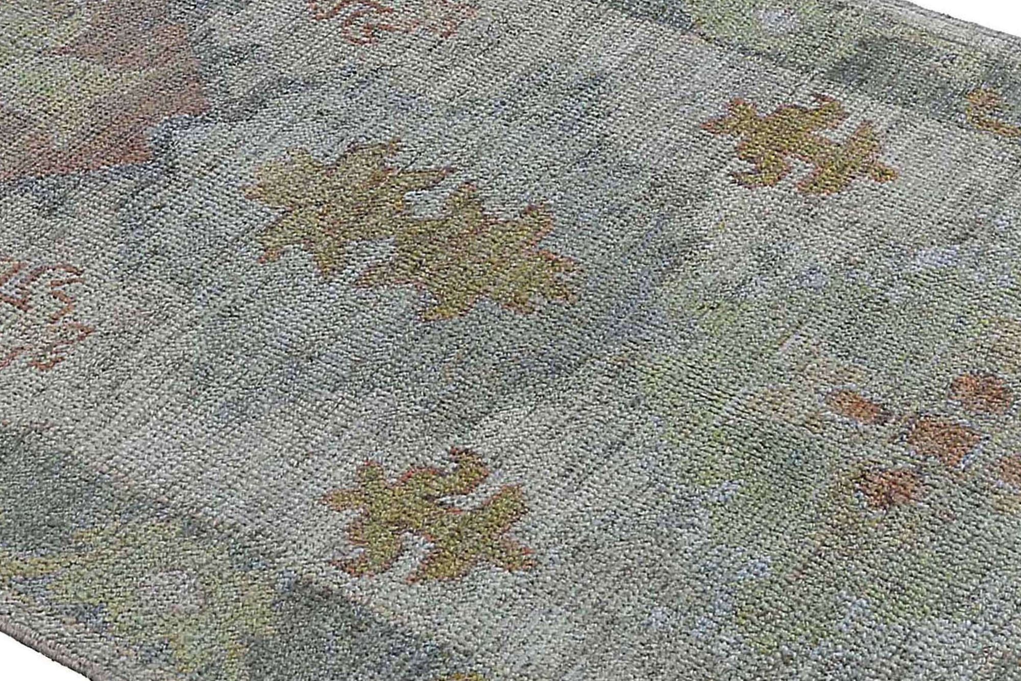 Thumbnail 12 for Turkey Oushak Tribal Rug 95499