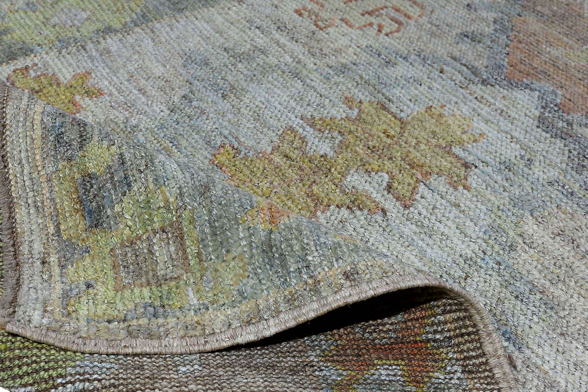 Thumbnail 13 for Turkey Oushak Tribal Rug 95499