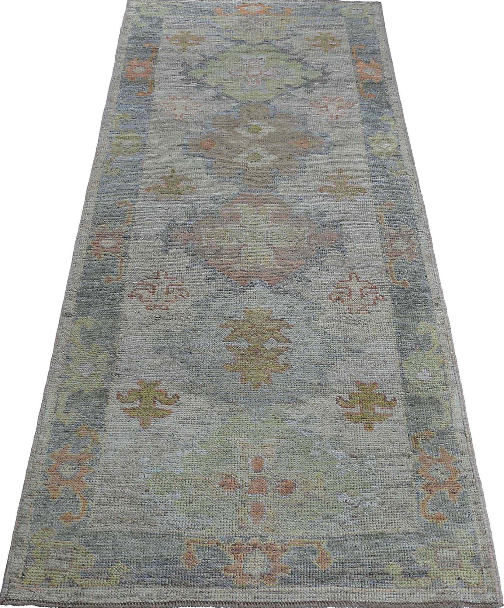 Thumbnail 8 for Turkey Oushak Tribal Rug 95499