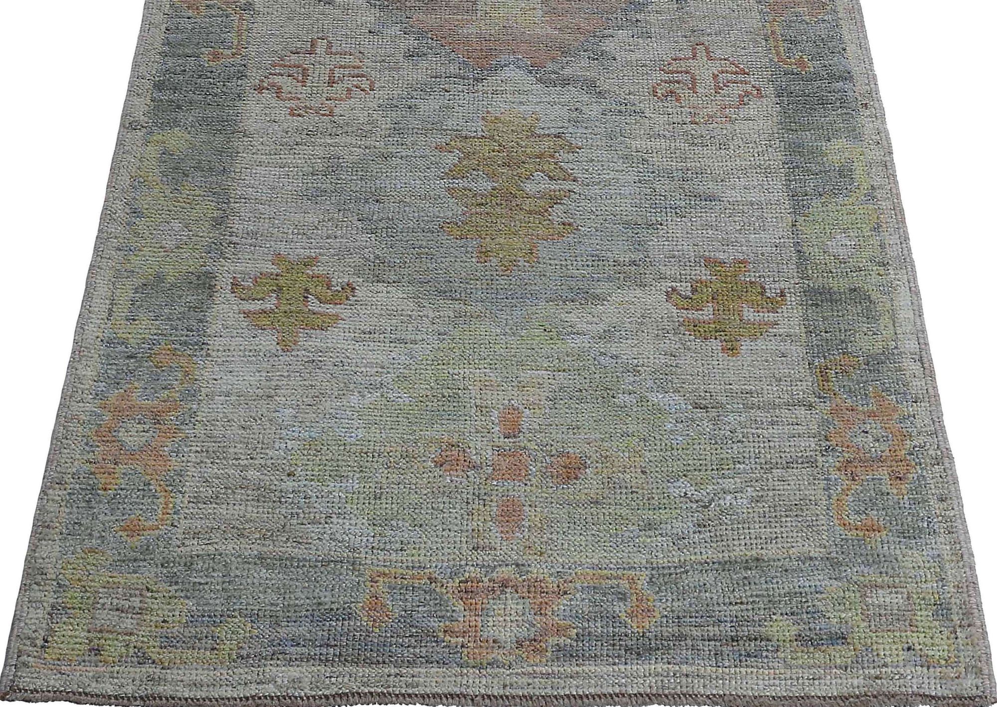 Thumbnail 9 for Turkey Oushak Tribal Rug 95499