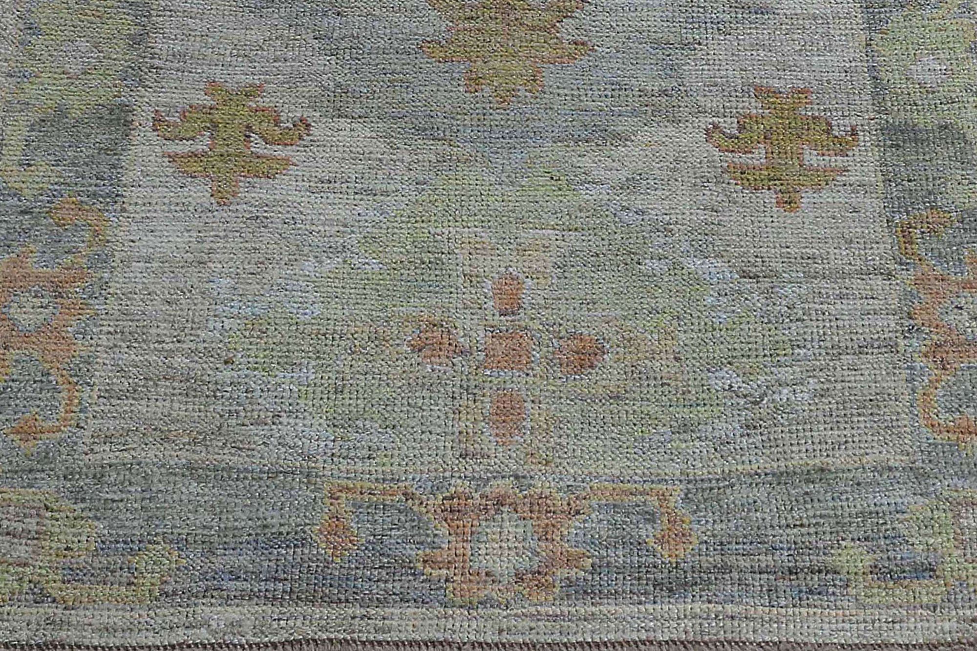 Thumbnail 10 for Turkey Oushak Tribal Rug 95499