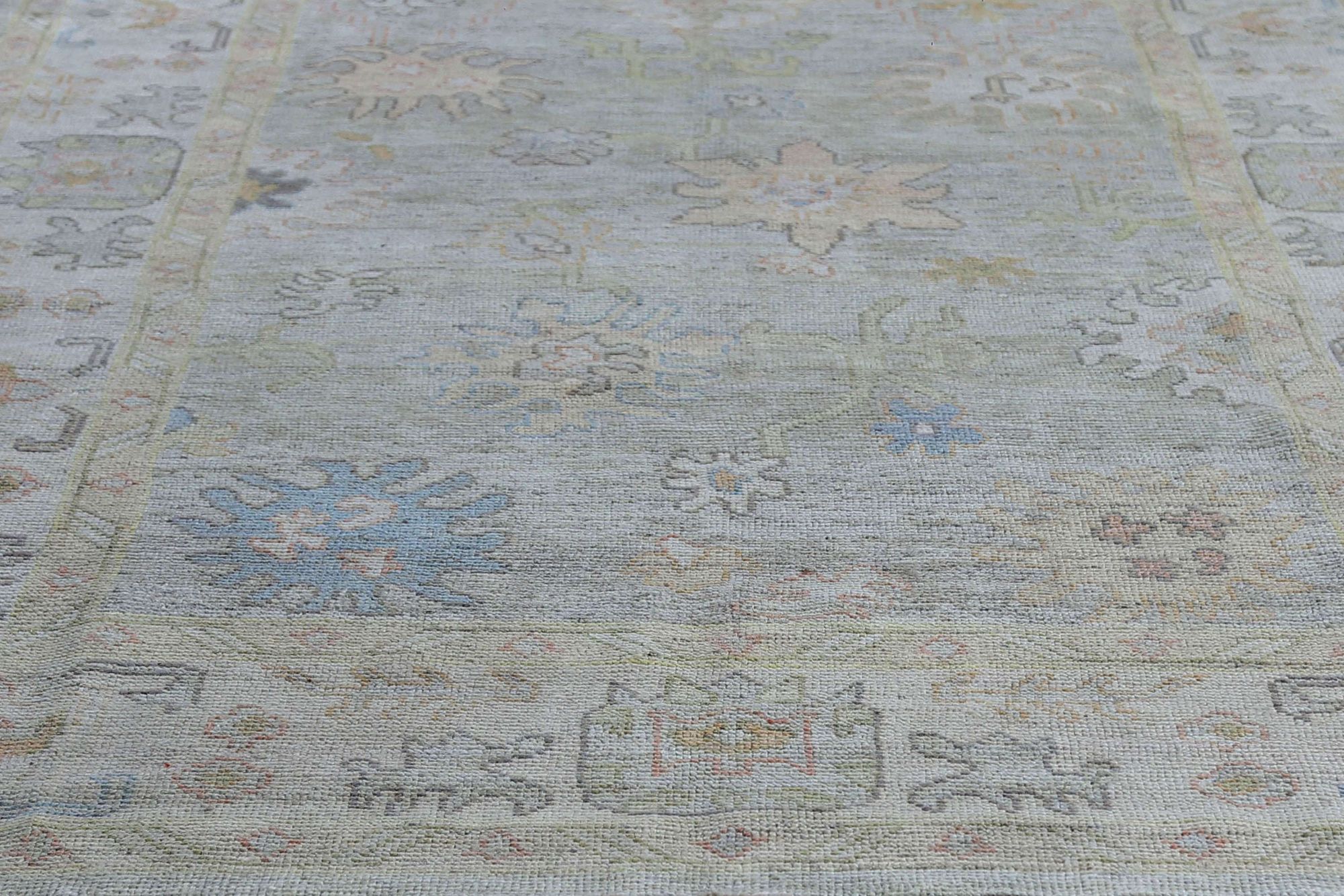 Thumbnail 15 for Turkey Oushak Tribal Rug 95514