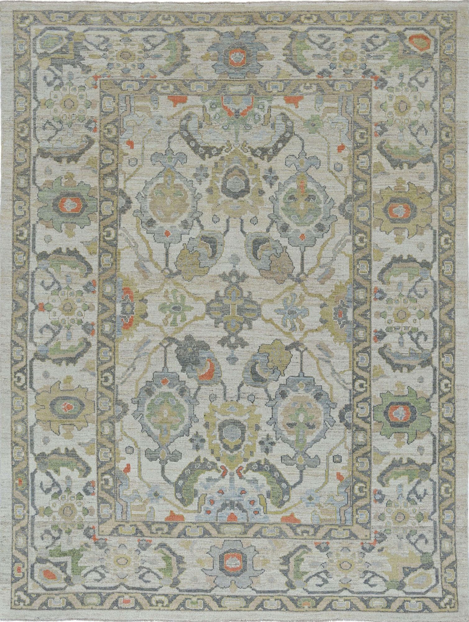 Thumbnail 3 for Turkey Sultanabad Tribal Rug 95527