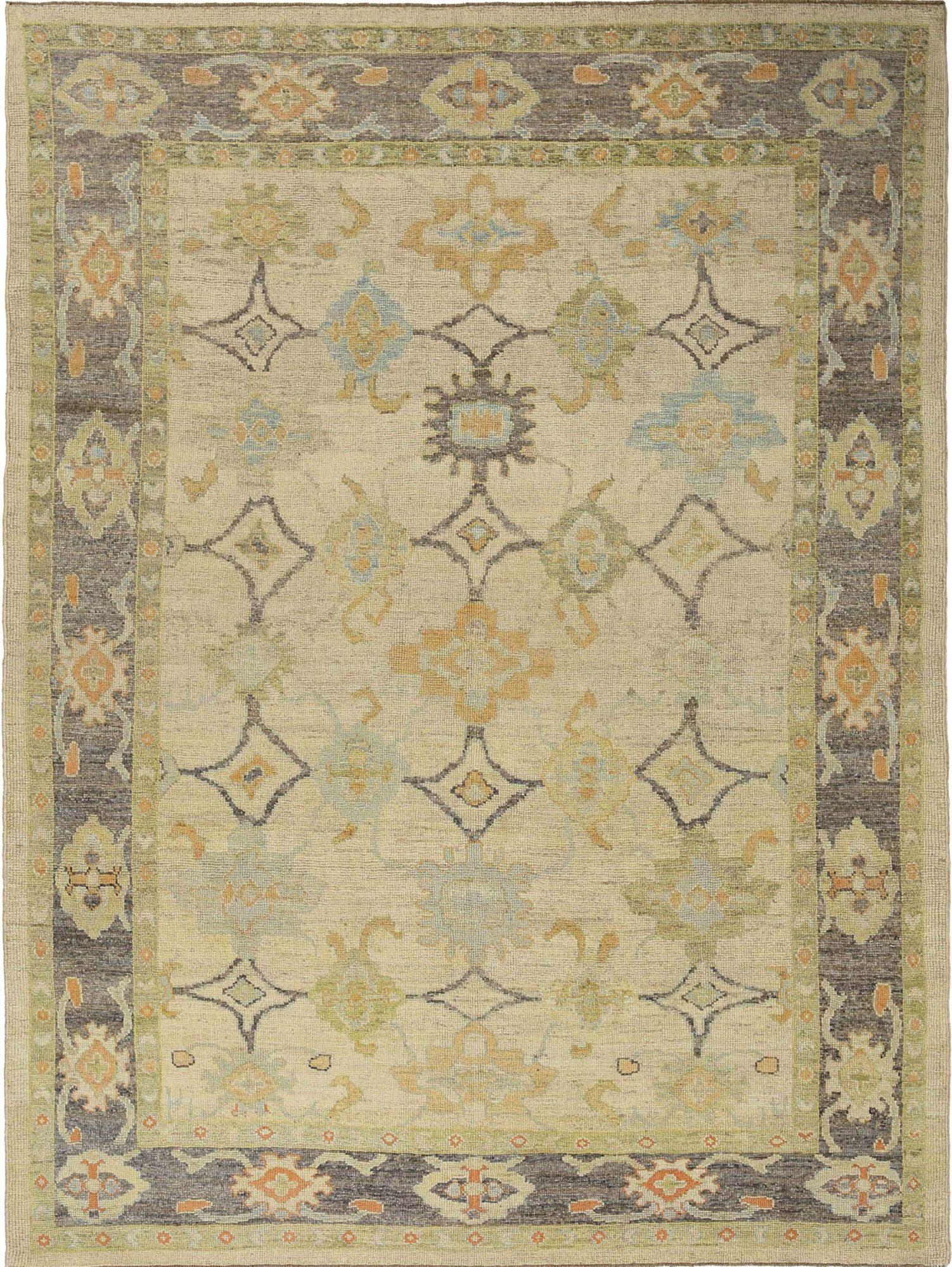 Thumbnail 2 for Turkey Oushak Tribal Rug 95564