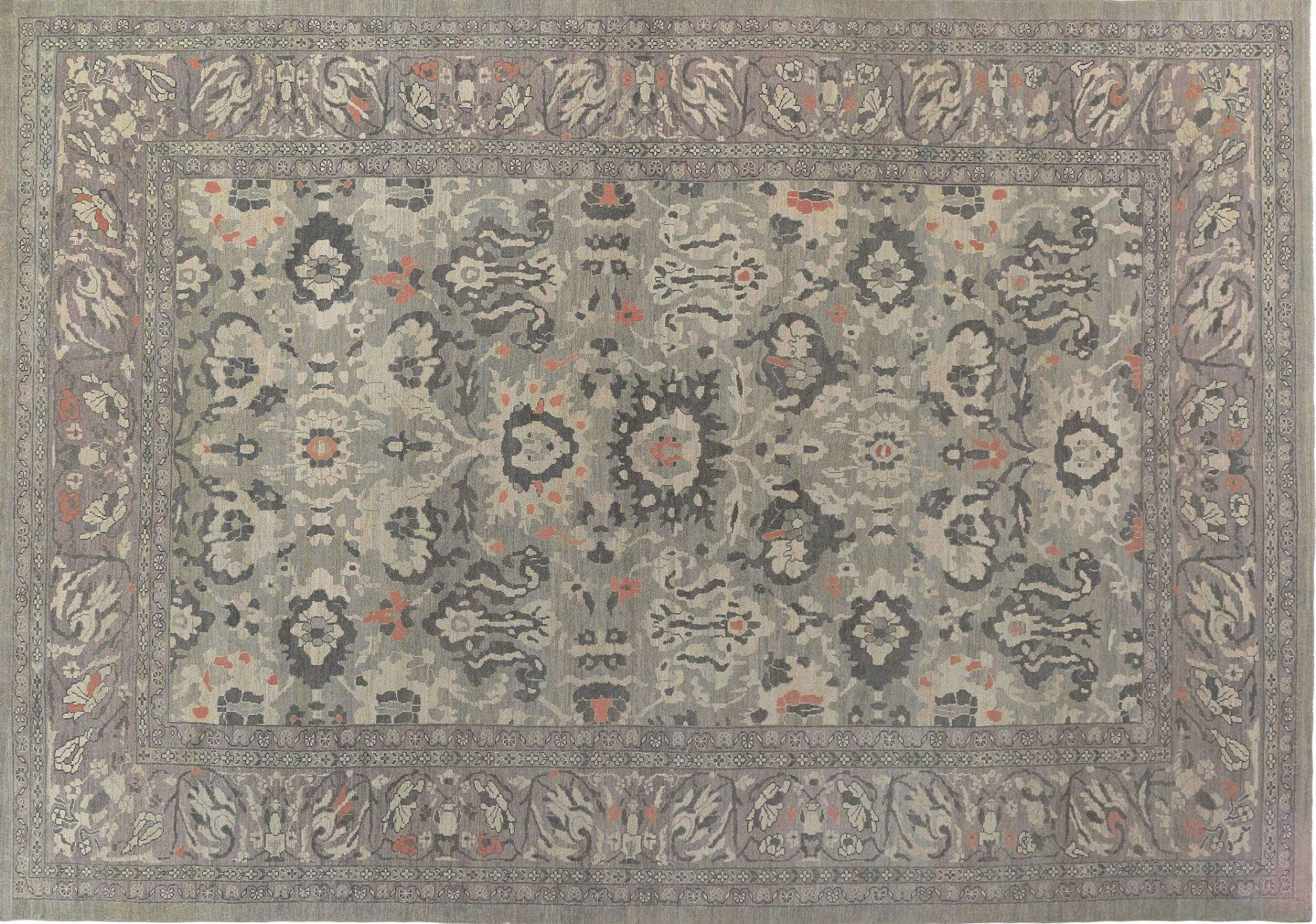 Thumbnail 4 for Turkey Sultanabad Tribal Rug 95575