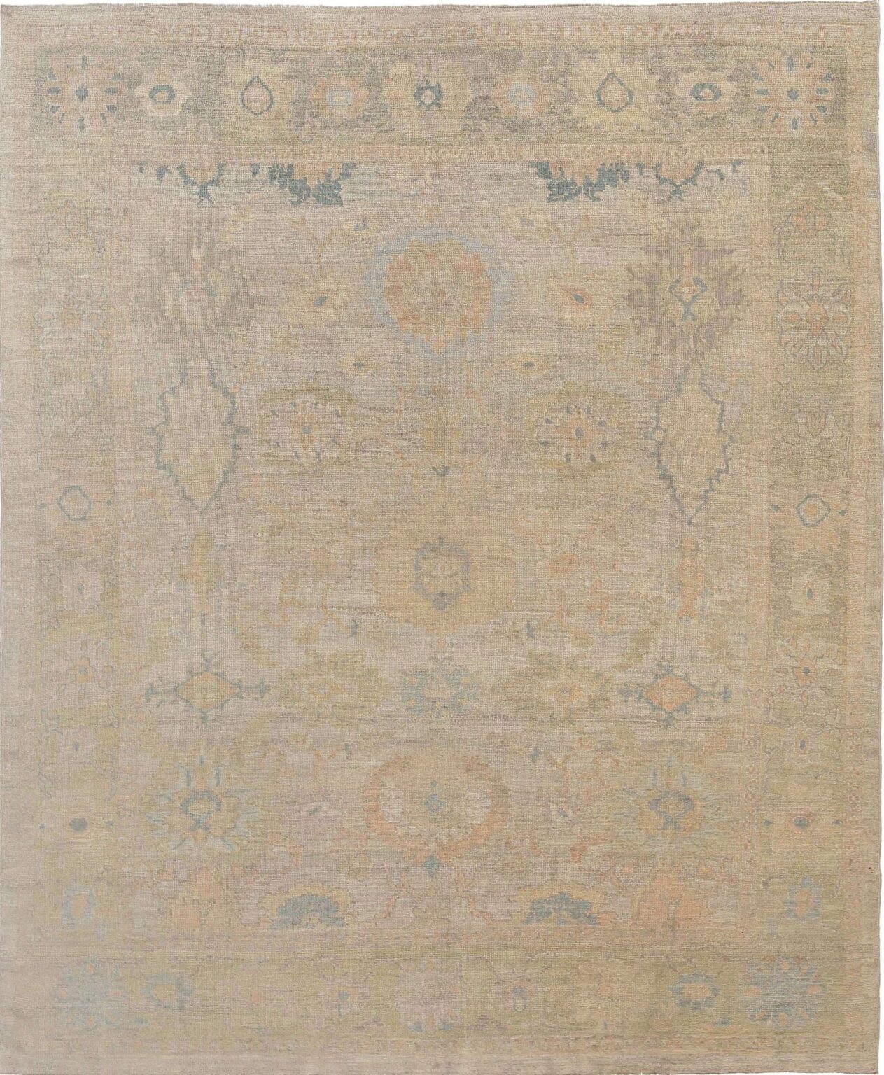 Thumbnail 12 for Turkey Oushak Tribal Rug 95580