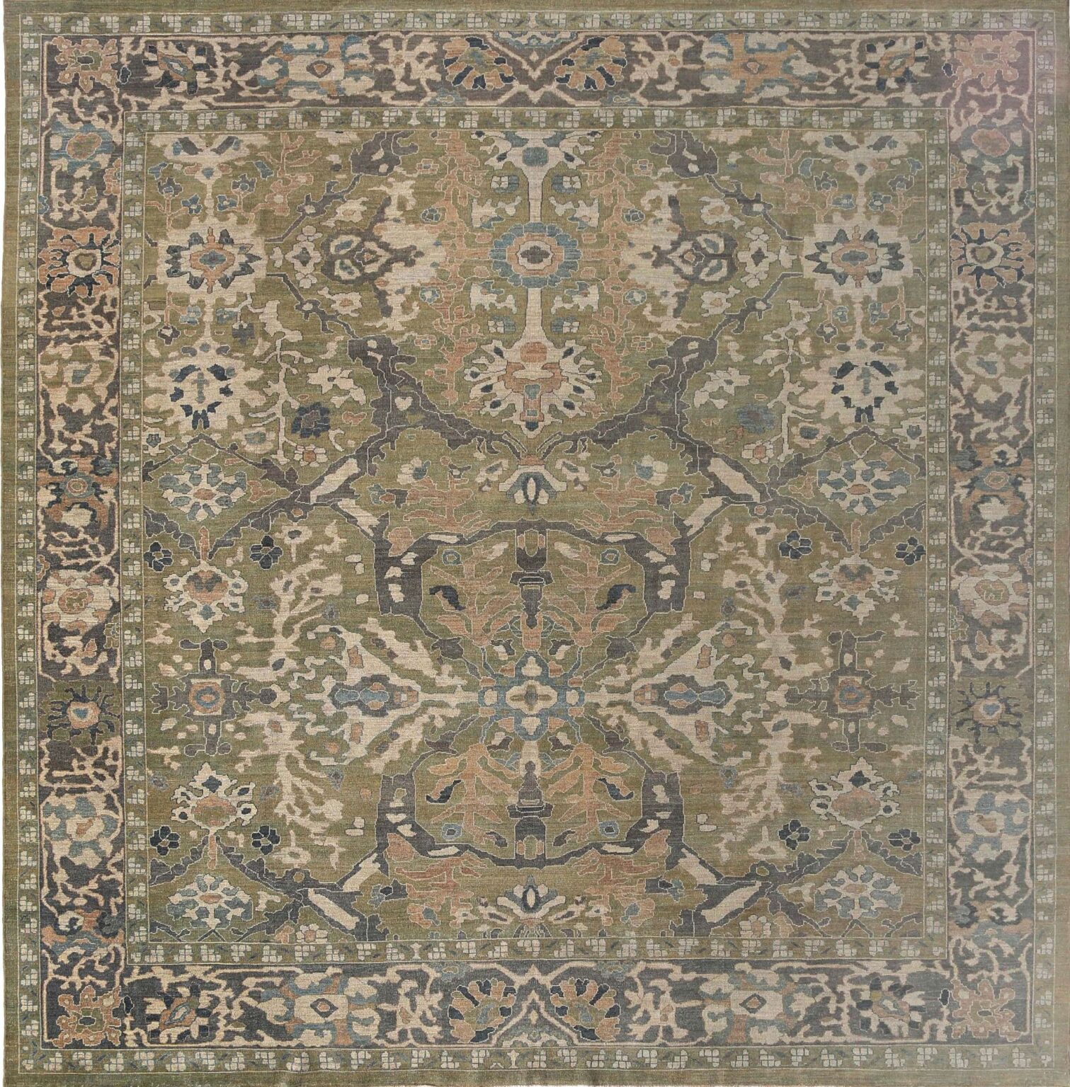 Thumbnail 10 for Turkey Sultanabad Tribal Rug 95603