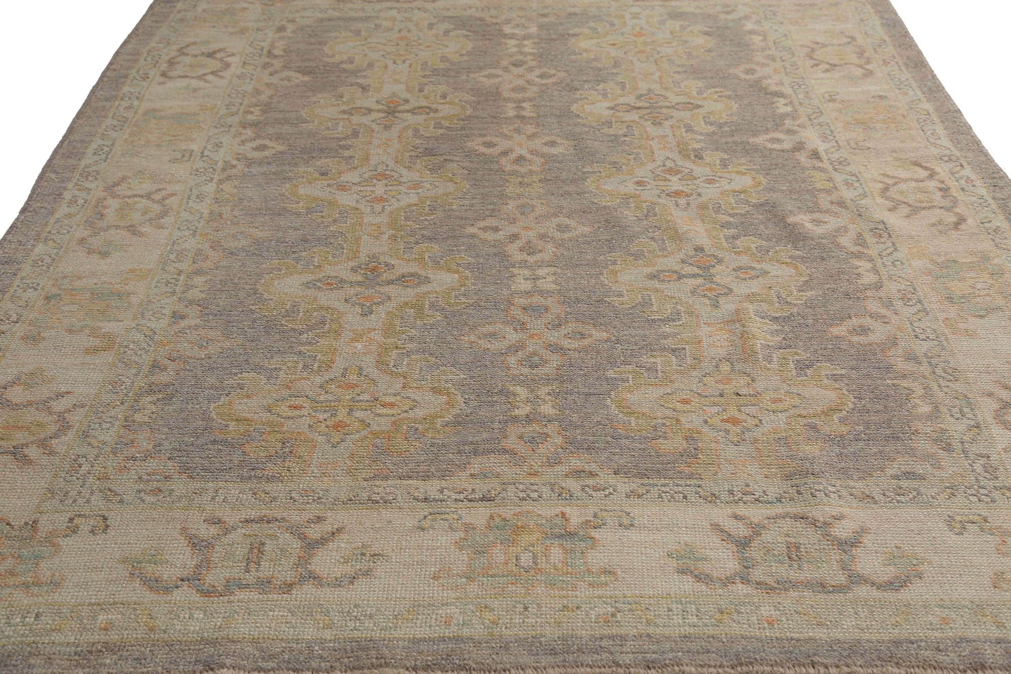 Thumbnail 11 for Turkey Oushak Tribal Rug 95606