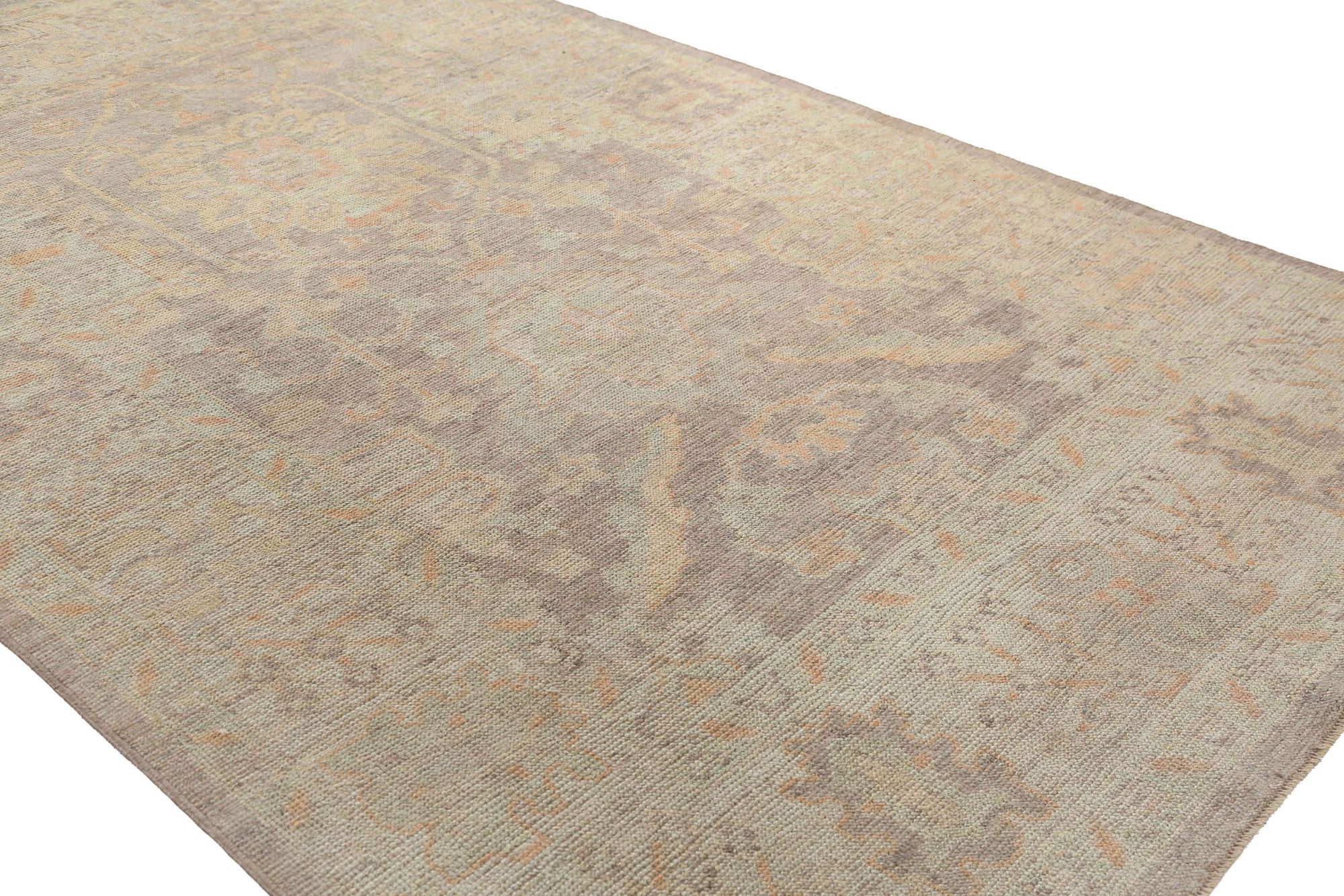 Thumbnail 11 for Turkey Oushak Tribal Rug 95609