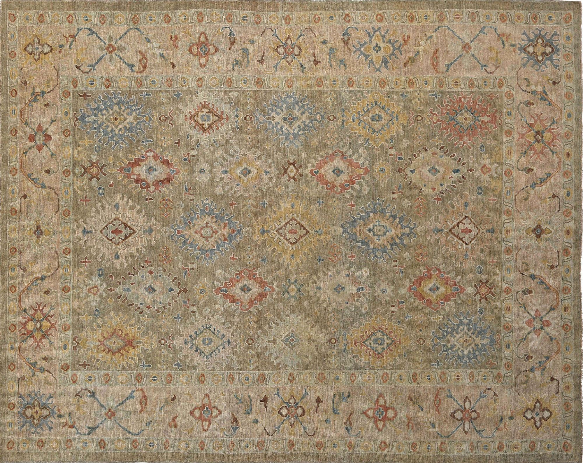 Thumbnail 2 for Turkey Sultanabad Tribal Rug 95611