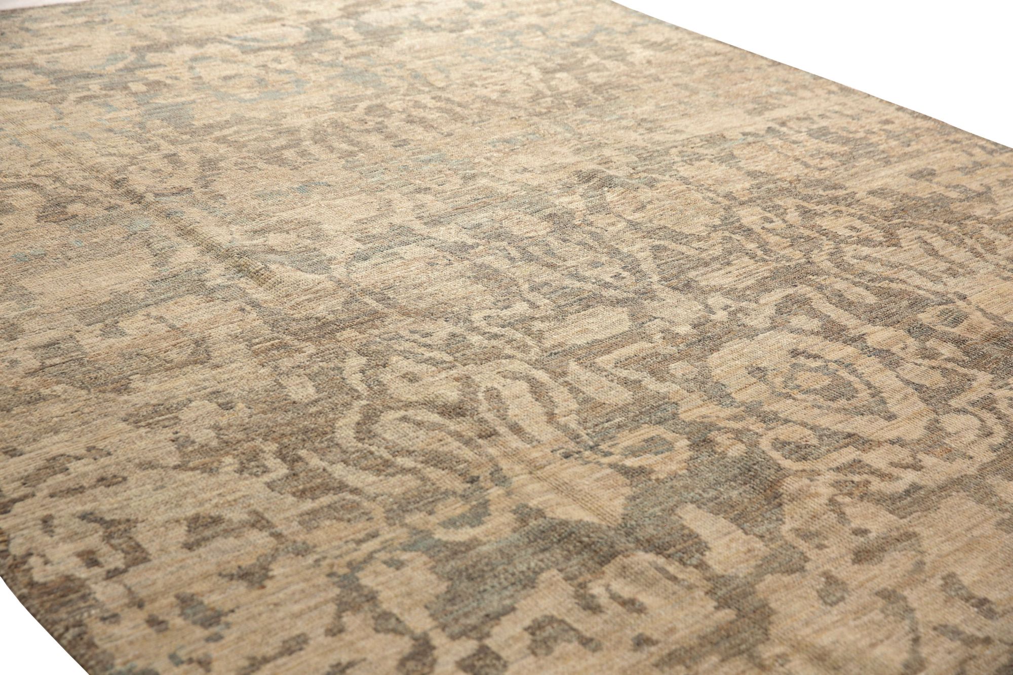 Thumbnail 8 for Turkey Oushak Tribal Rug 95633