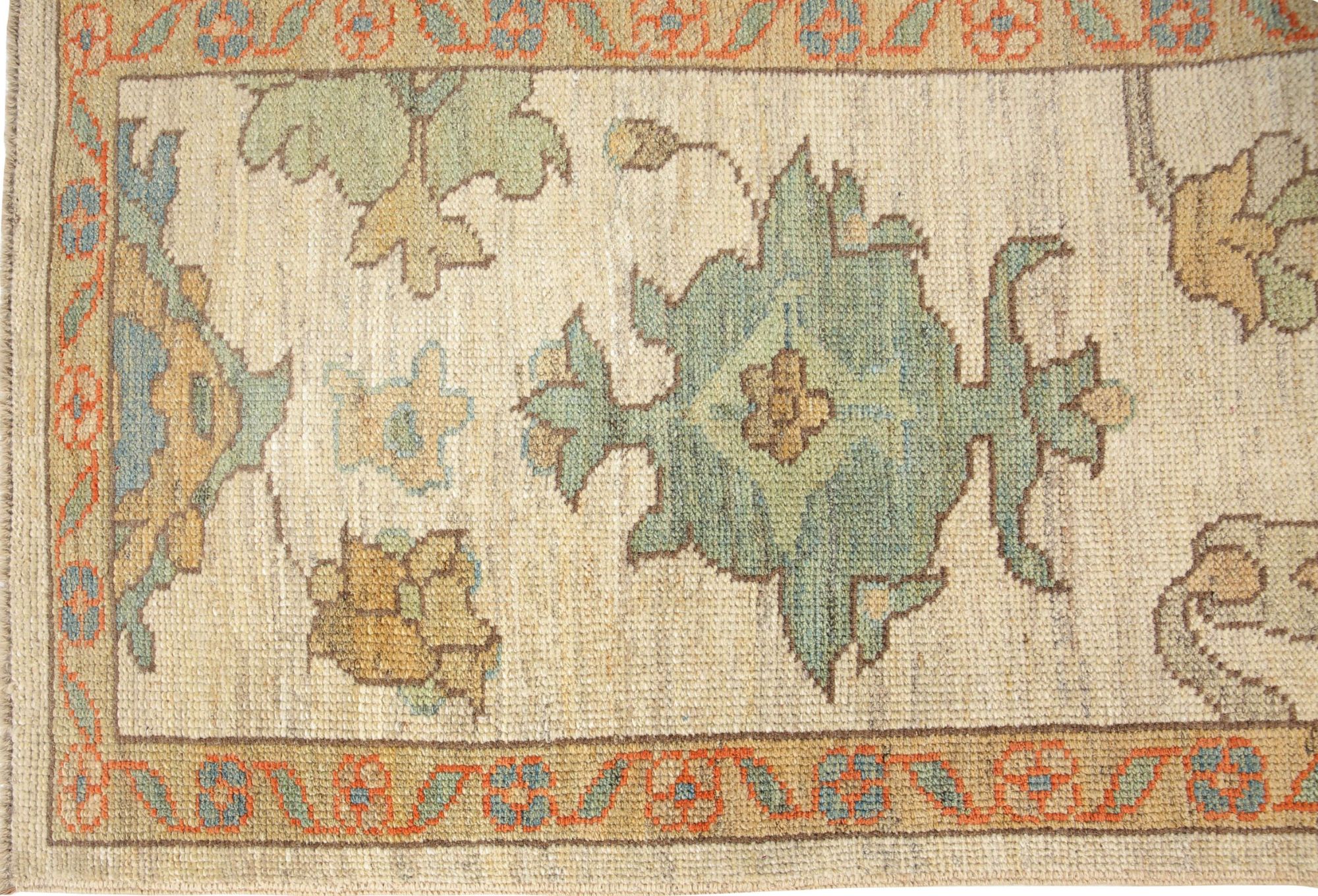 Thumbnail 2 for Turkey Oushak Tribal Rug 95638