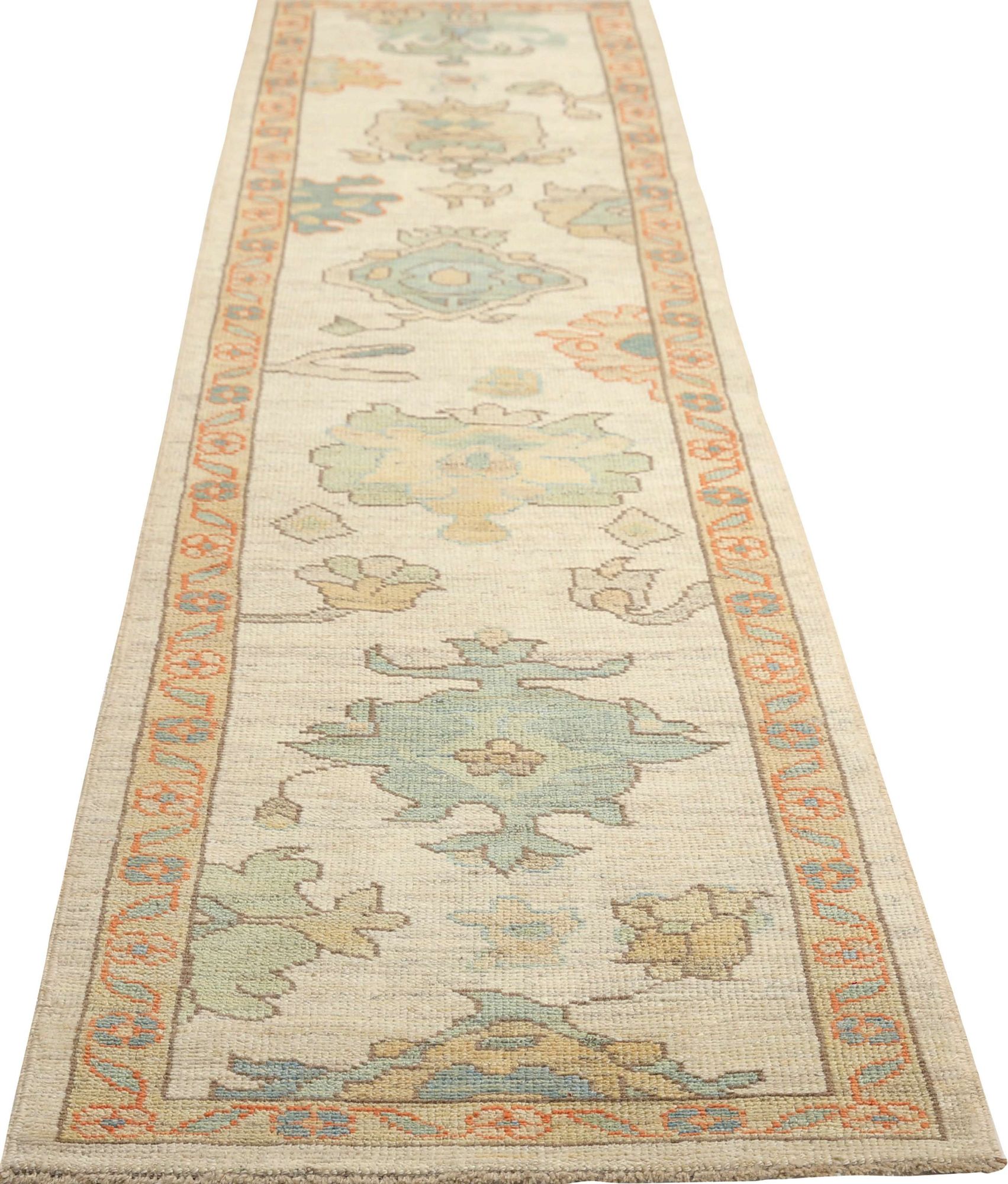 Thumbnail 10 for Turkey Oushak Tribal Rug 95638