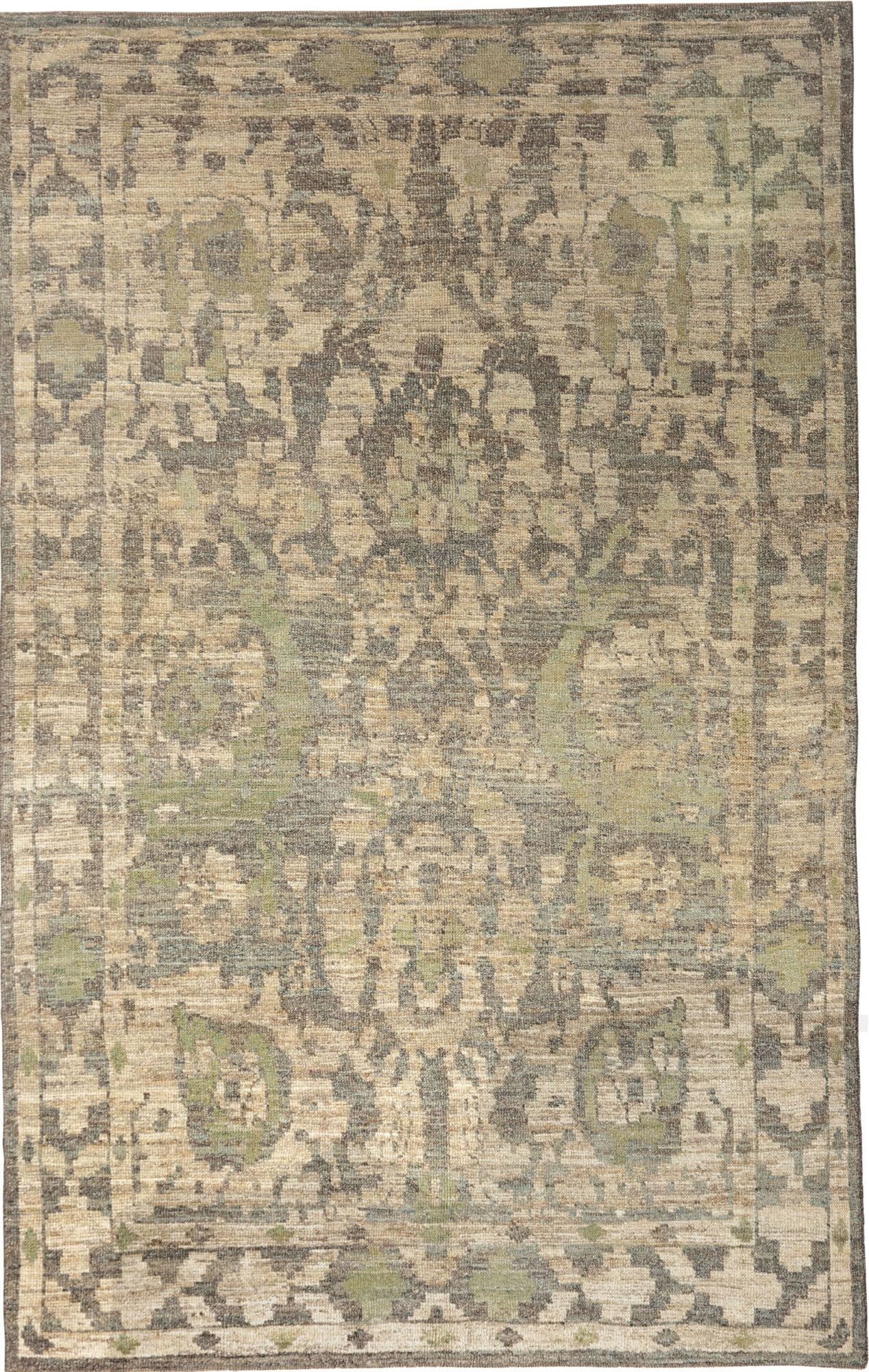 Thumbnail 4 for Turkey Oushak Tribal Rug 95641