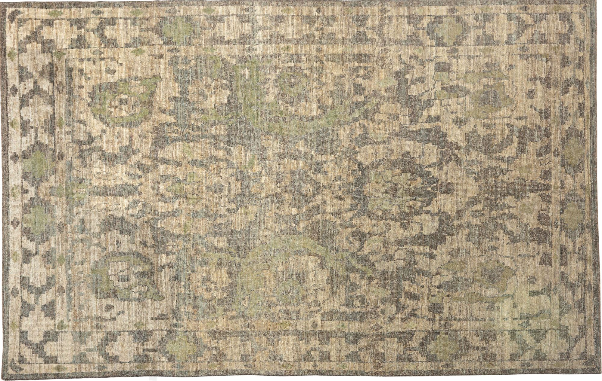 Thumbnail 5 for Turkey Oushak Tribal Rug 95641