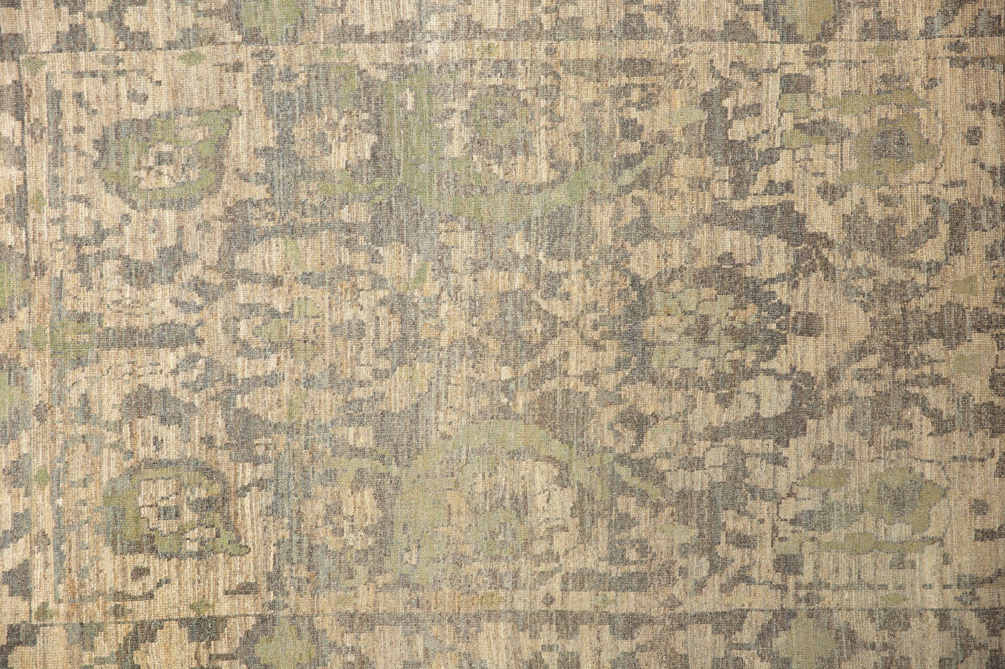 Thumbnail 2 for Turkey Oushak Tribal Rug 95641