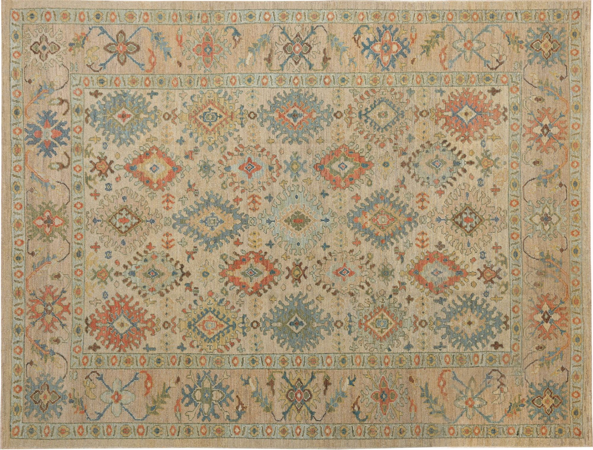 Thumbnail 3 for Turkey Sultanabad Tribal Rug 95646