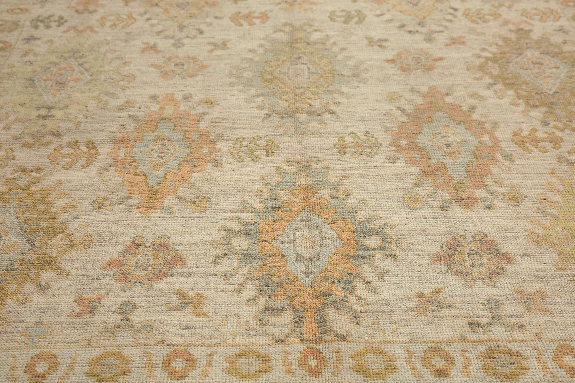 Thumbnail 7 for Turkey Oushak Tribal Rug 95648