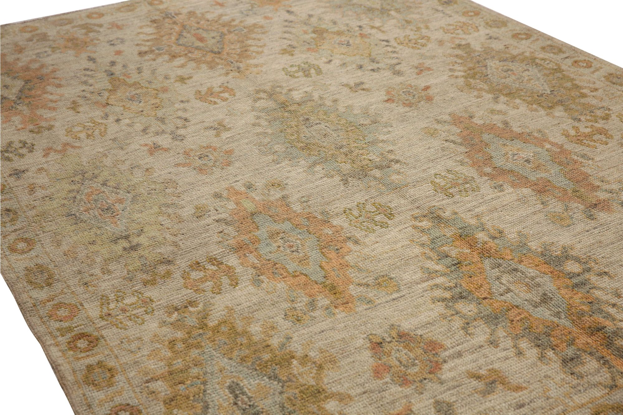 Thumbnail 8 for Turkey Oushak Tribal Rug 95648