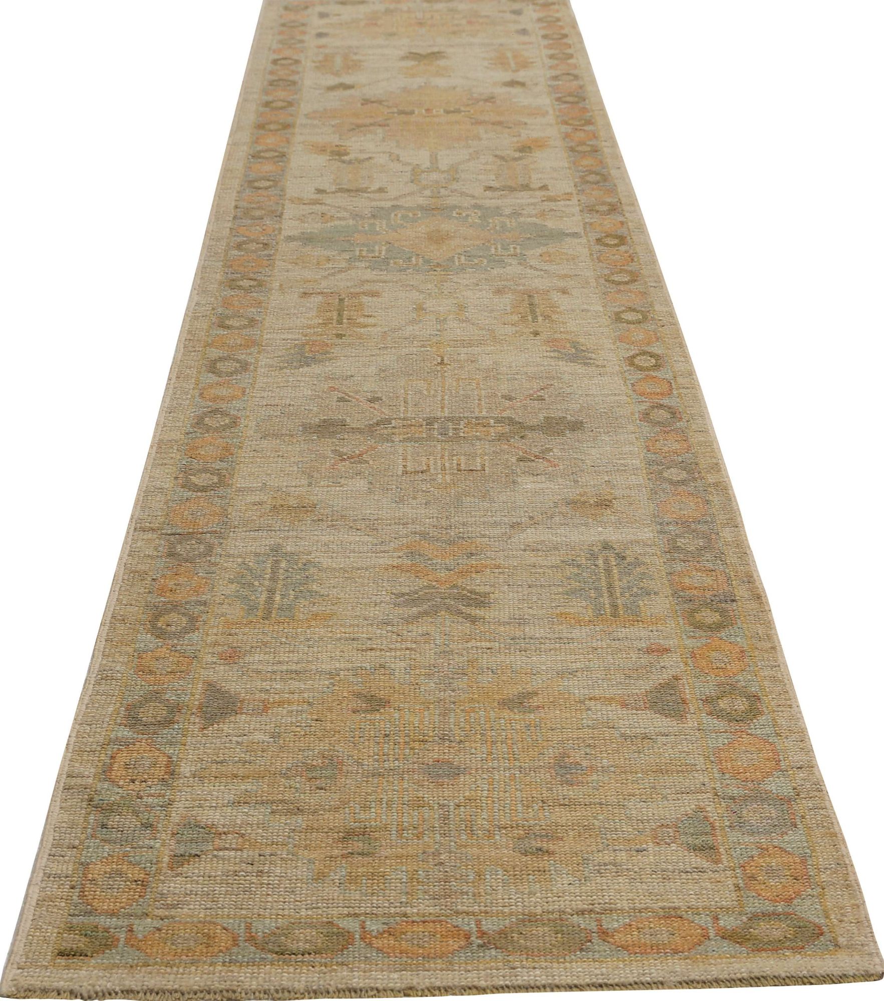 Thumbnail 3 for Turkey Oushak Tribal Rug 95650