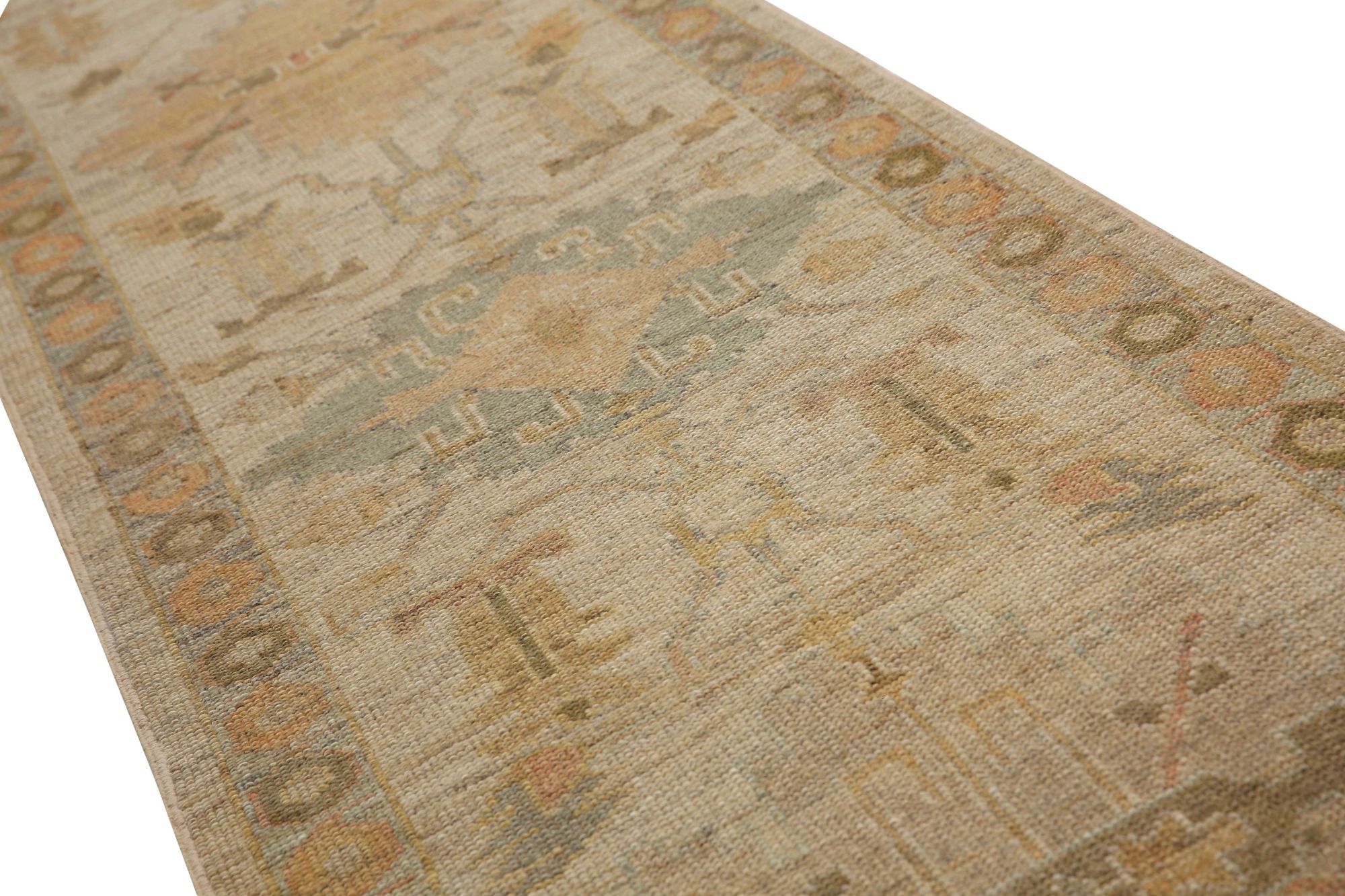 Thumbnail 10 for Turkey Oushak Tribal Rug 95650