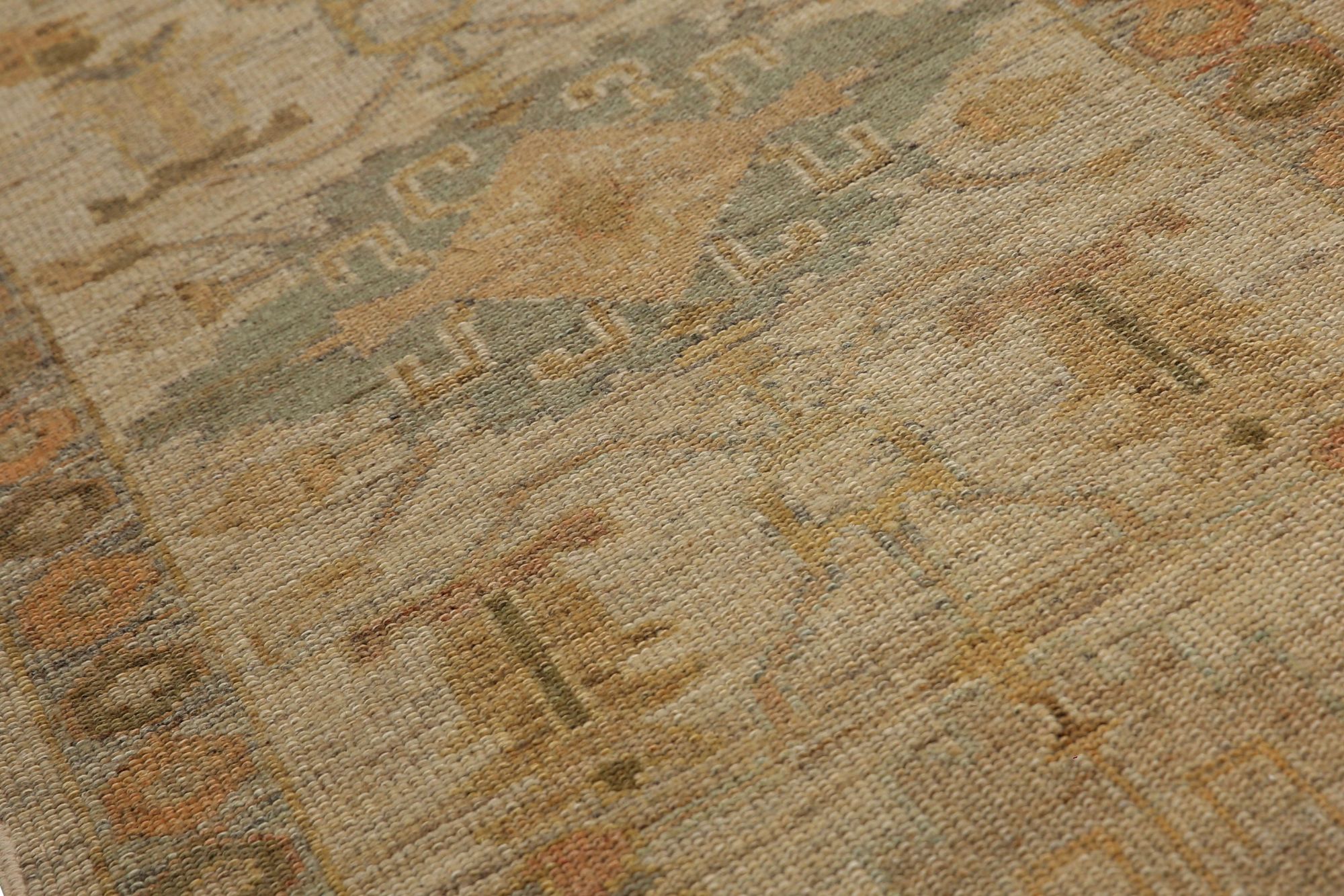 Thumbnail 4 for Turkey Oushak Tribal Rug 95650